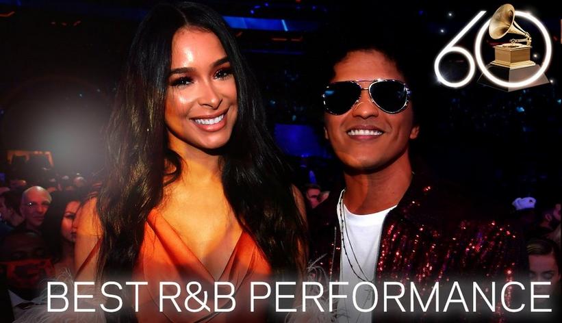 Bruno Mars Wins Best R&B Performance | 2018 GRAMMYs