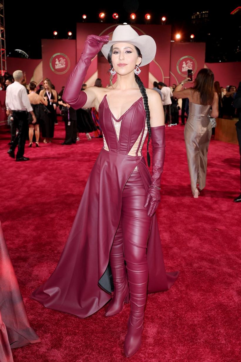 Sofia Saar attends the 2024 Latin GRAMMYs at Kaseya Center on November 14 in Miami, Florida