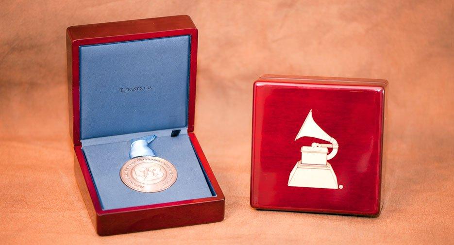 “Limited Edition” Tiffany & Co. Medallion Presentation box exclusively for GRAMMY Nominees