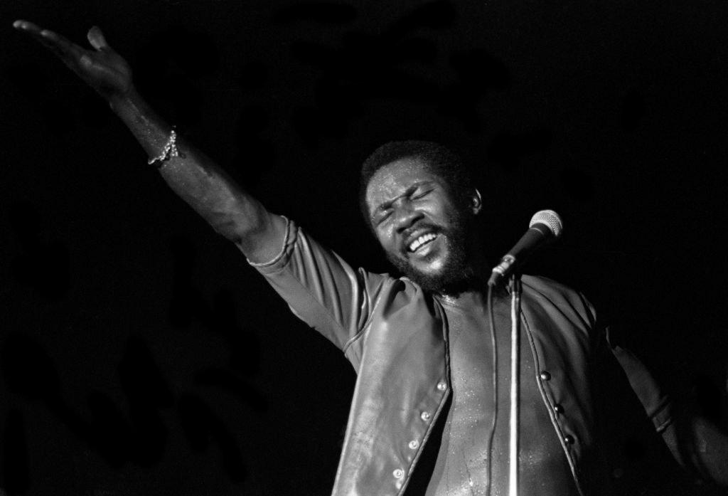Toots Hibbert of Toots And The Maytals performs in London in 1983