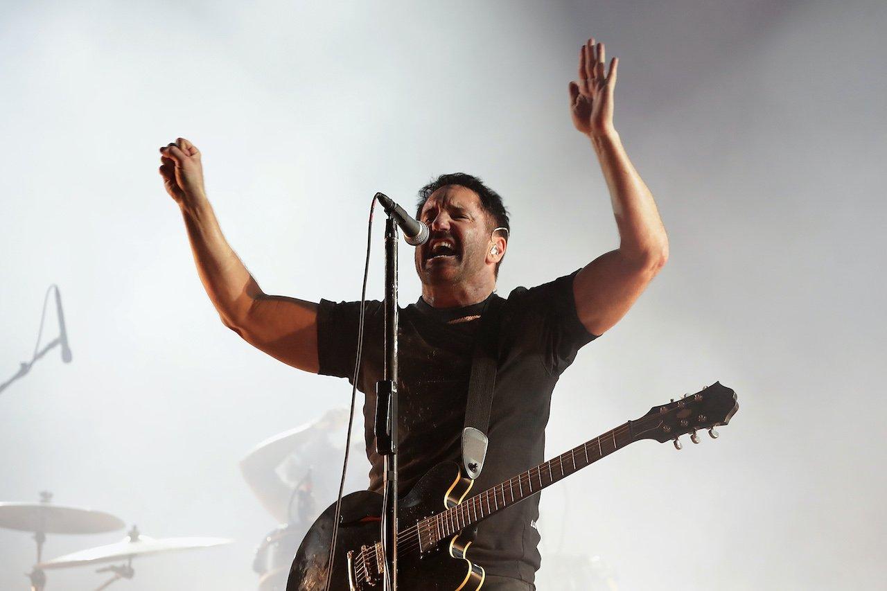 Trent Reznor of Nine Inch Nails performs live during the Incheon Pentaport Rock Festival 2018