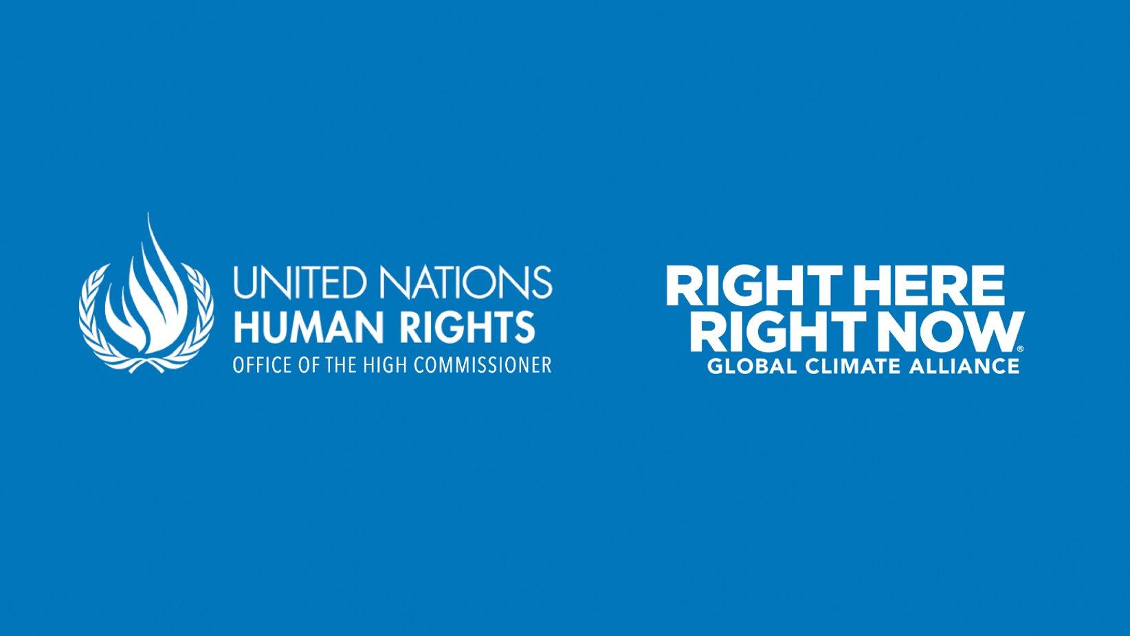 Graphic featuring artwork for the United Nations Human Rights campaign