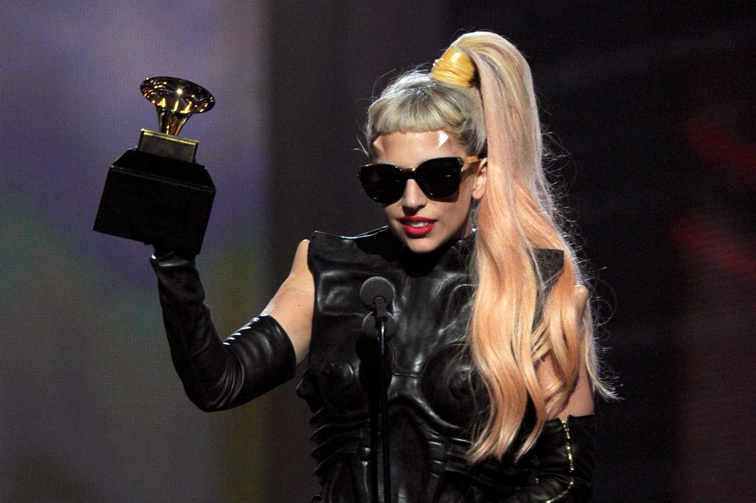 Lady Gaga at the 53rd GRAMMY Awards