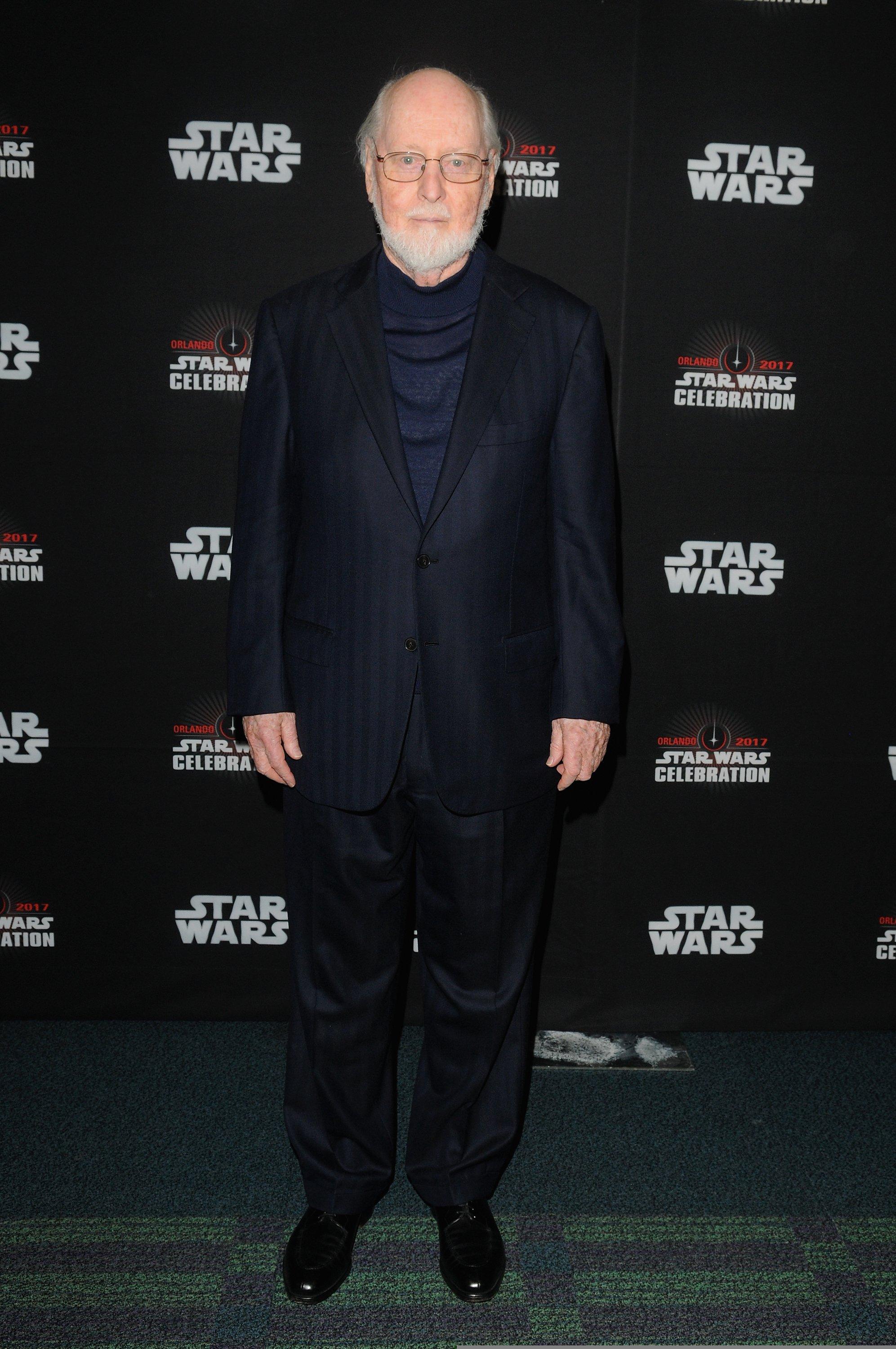 John Williams attends the 40 Years of Star Wars panel during the 2017 Star Wars Celebrationat Orange County Convention Center on April 13, 2017 in Orlando, Florida.