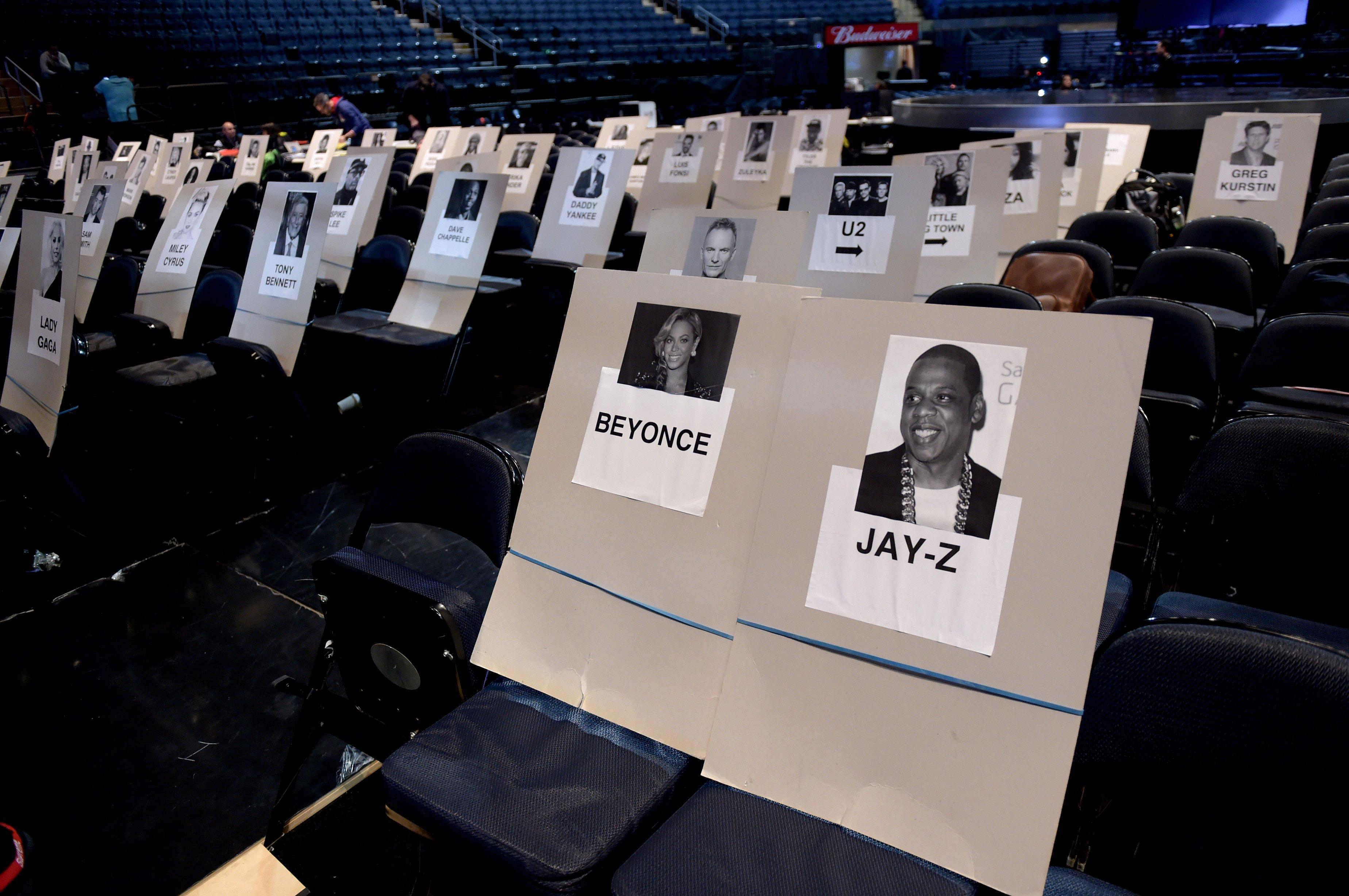 Seat placements at the 60th GRAMMY Awards