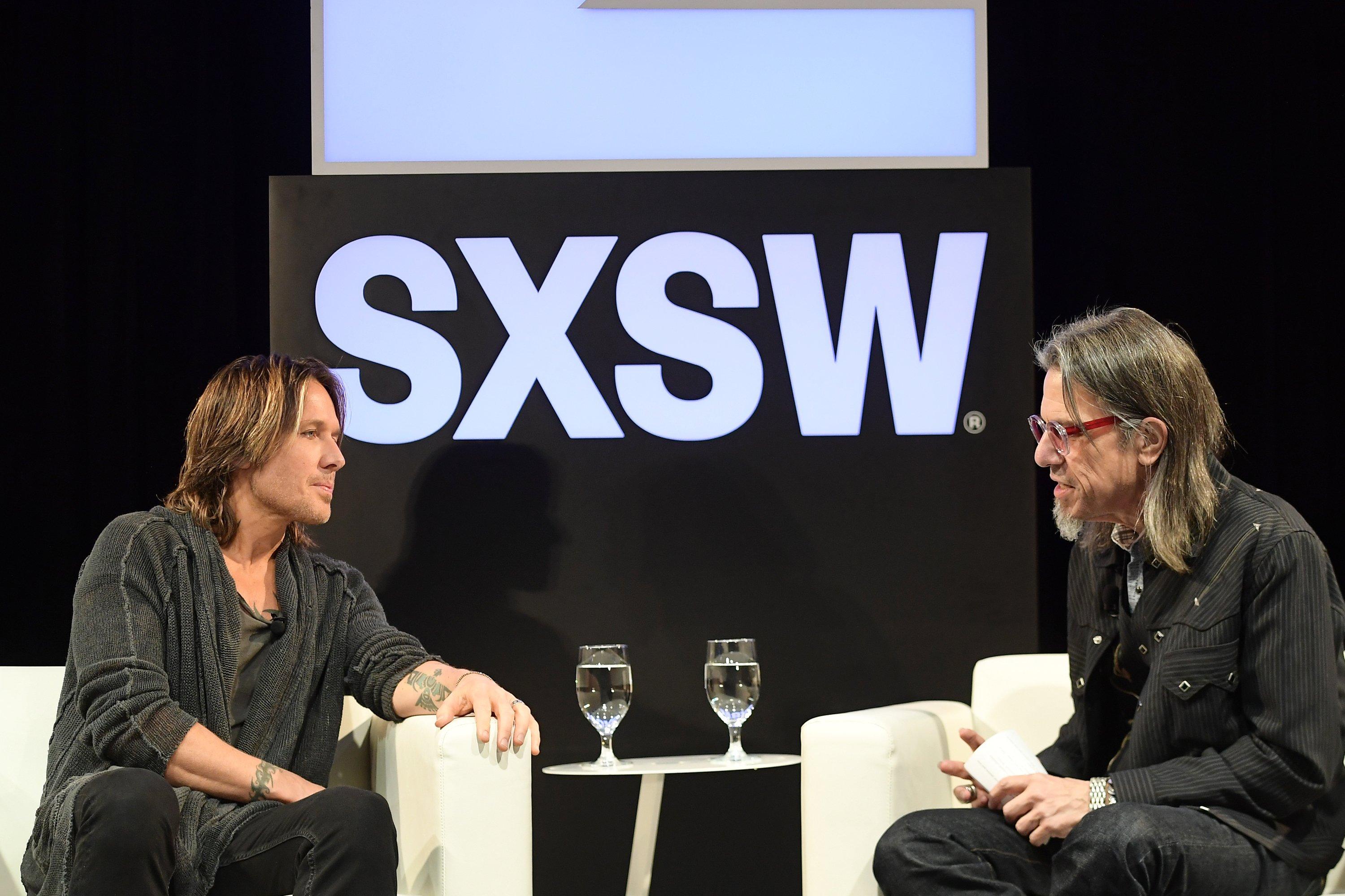 Keith Urban and Scott Goldman photographed at SXSW 2018