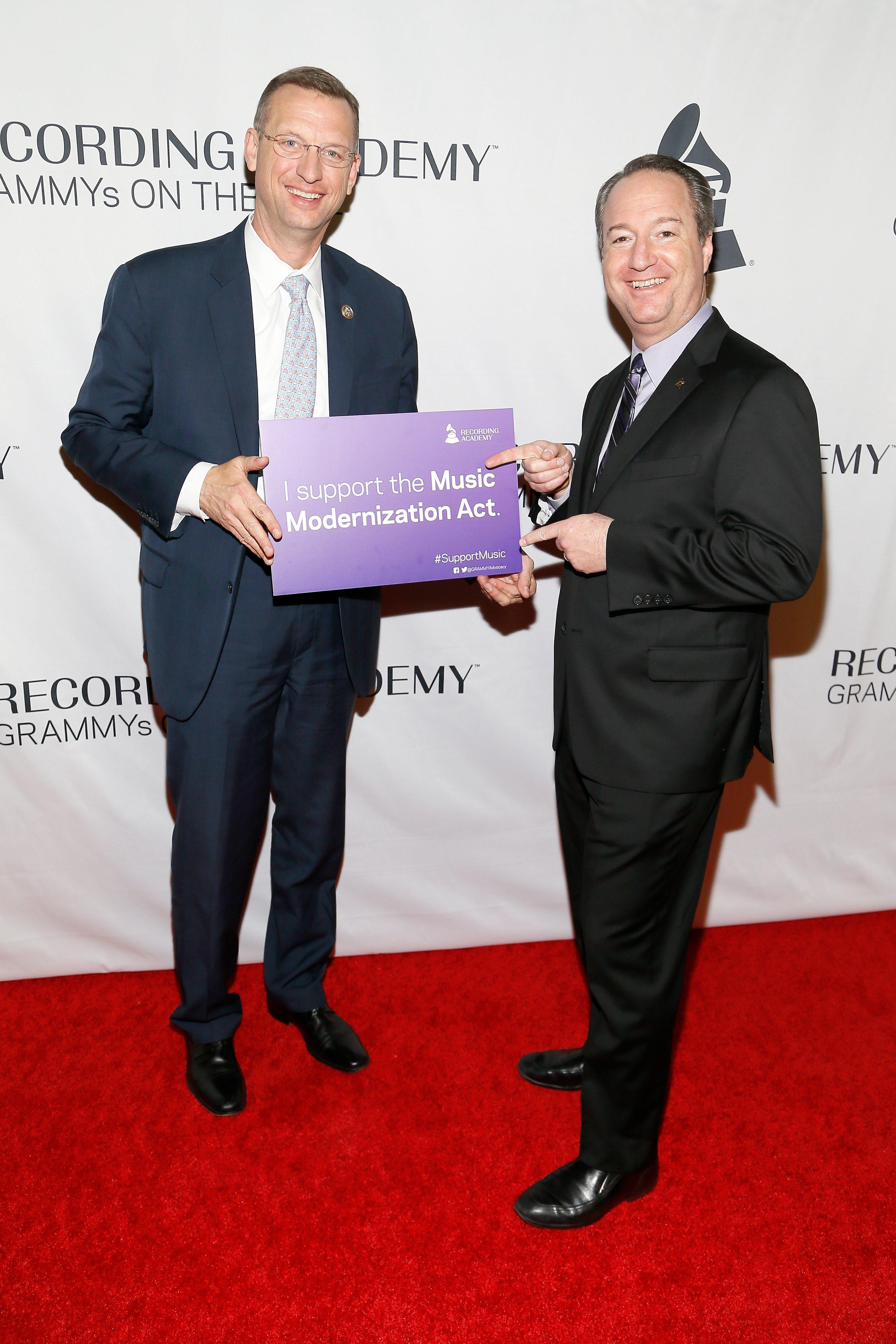 Rep. Doug Collins and Daryl Friedman at the 2018 GRAMMYs on the Hill Awards