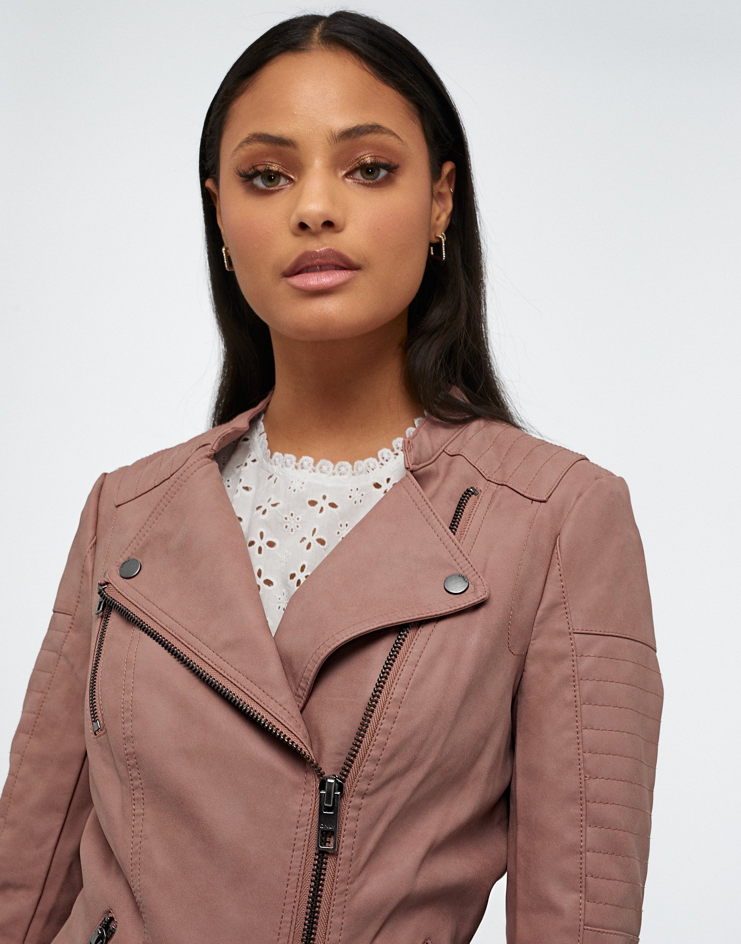 onlava faux leather jacket