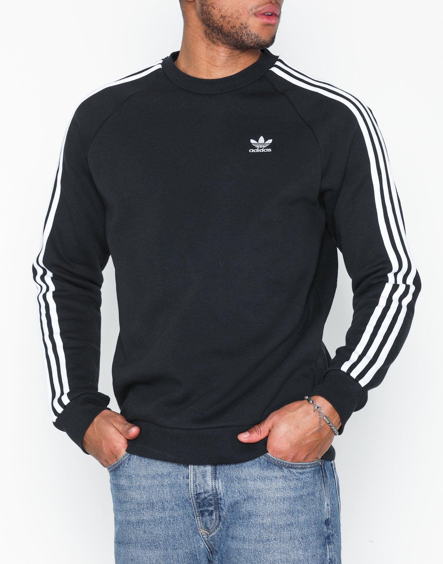 Shop Adidas Originals 3 - STRIPES CREW 