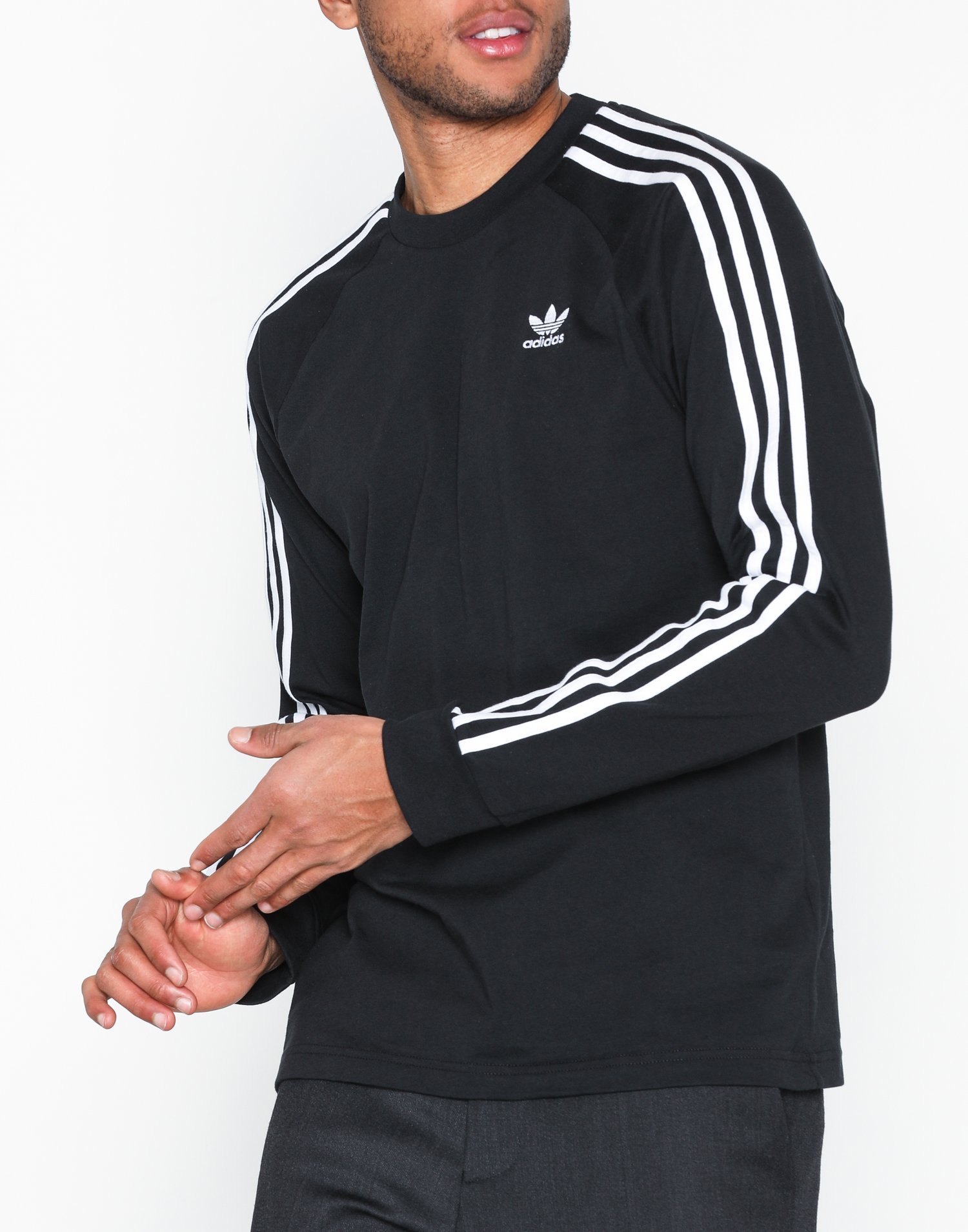 adidas 3 stripes ls t