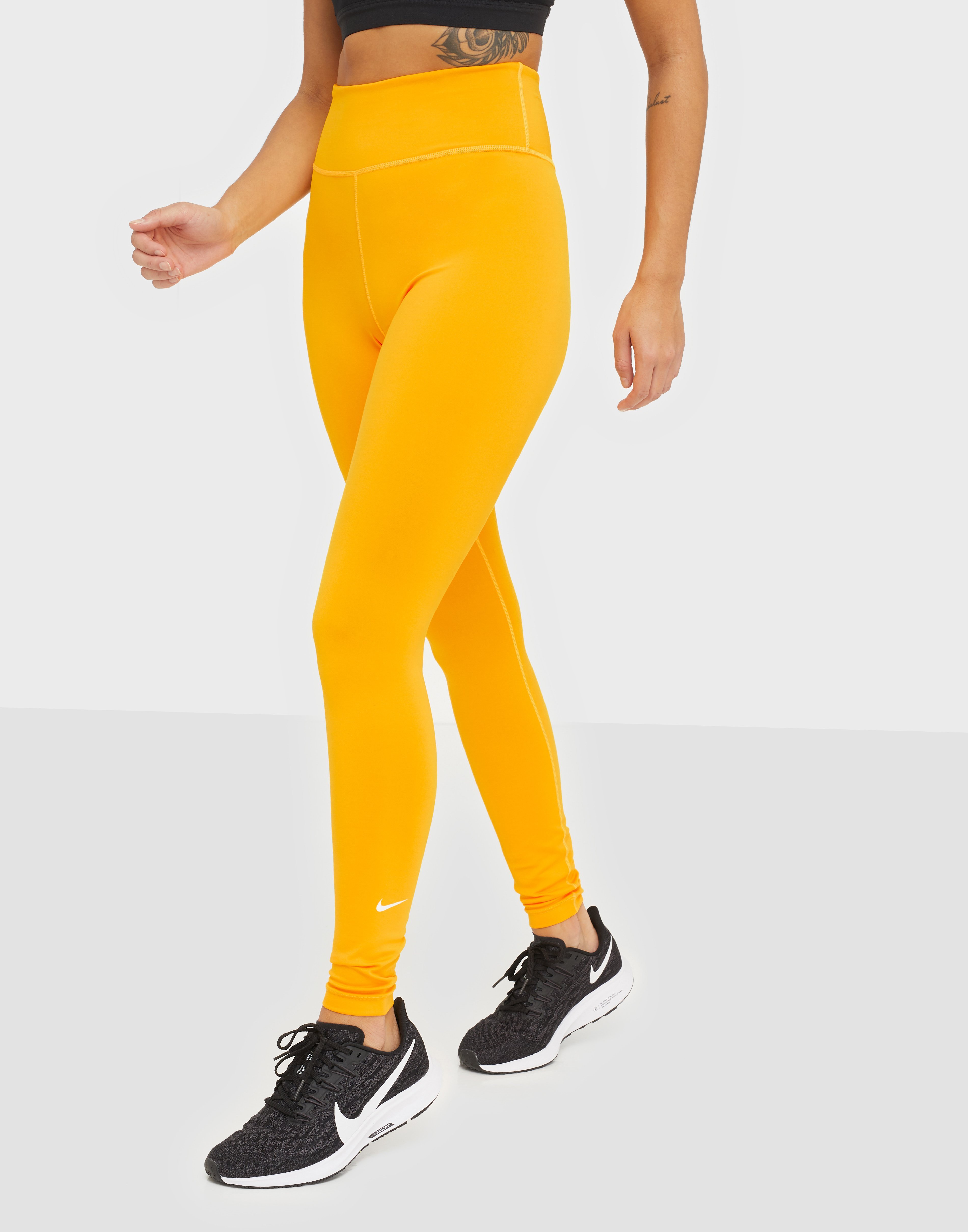 yellow nike tights