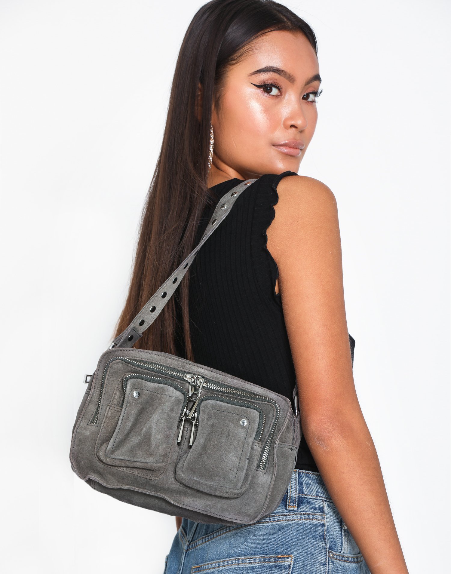 nunoo ellie new suede black