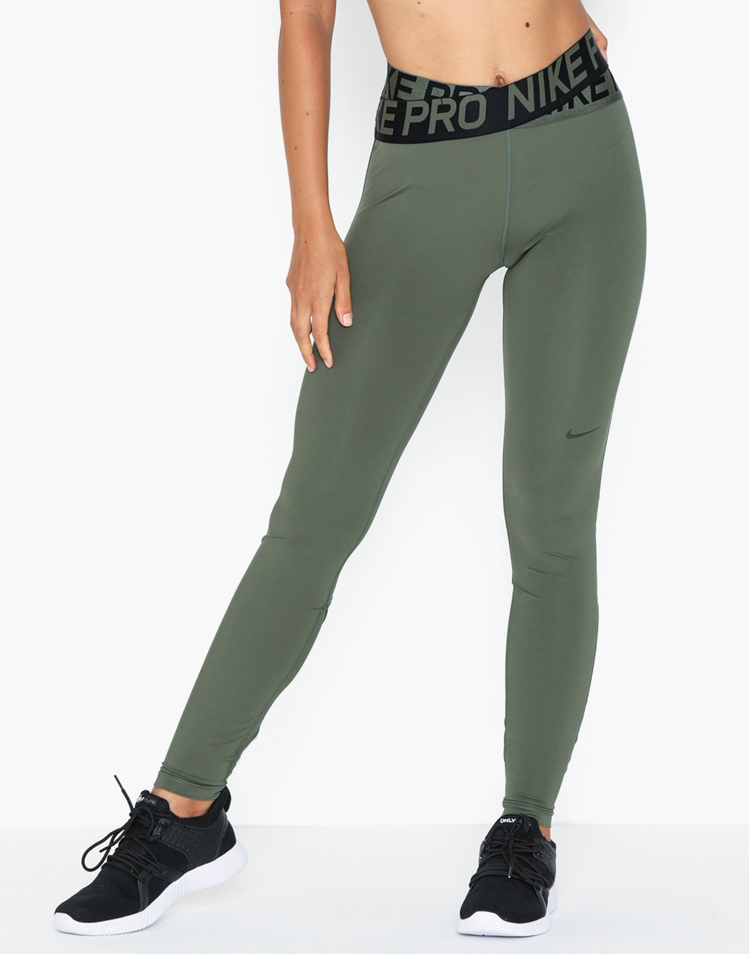 nike pro intertwist leggings green