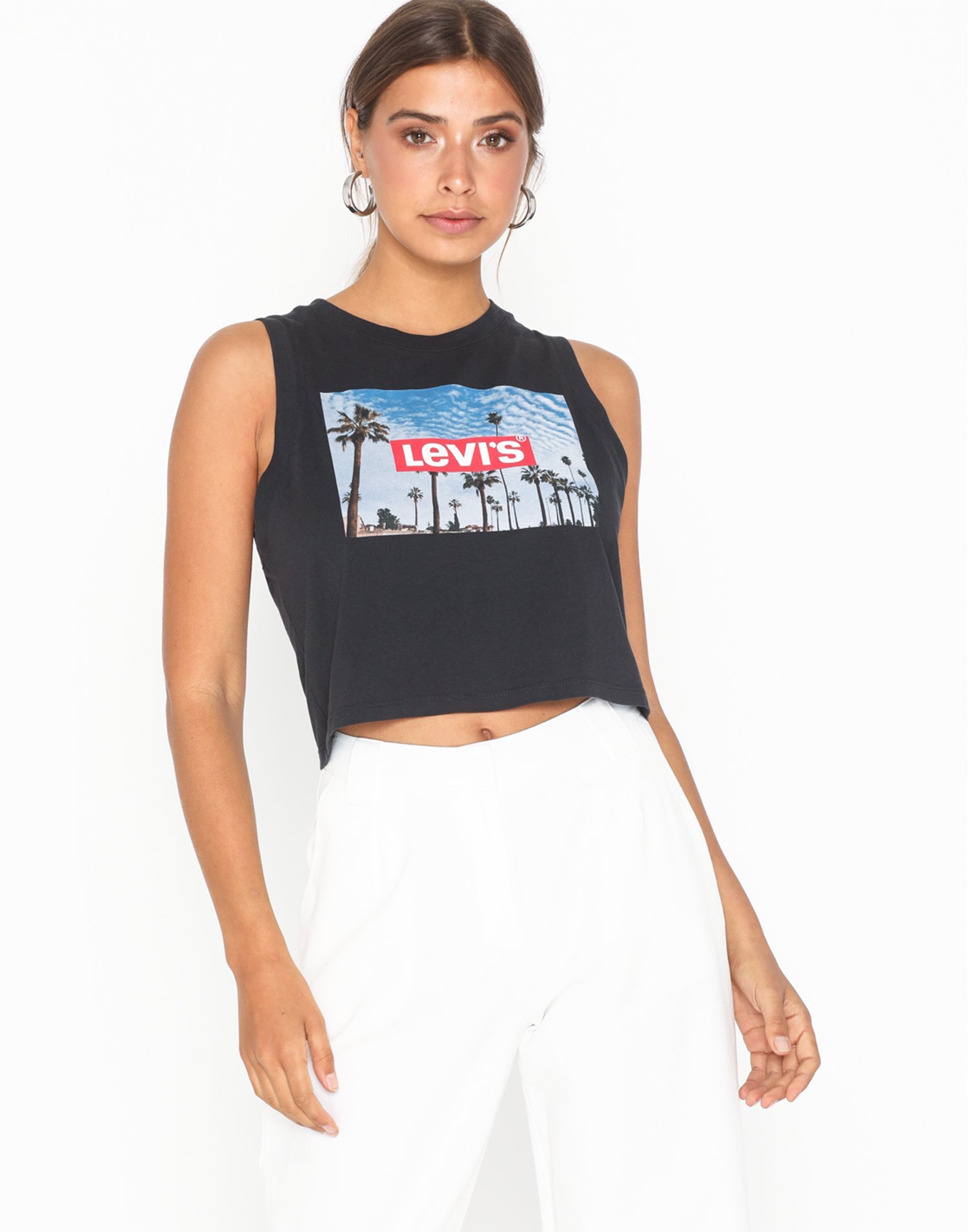 levis crop shirt