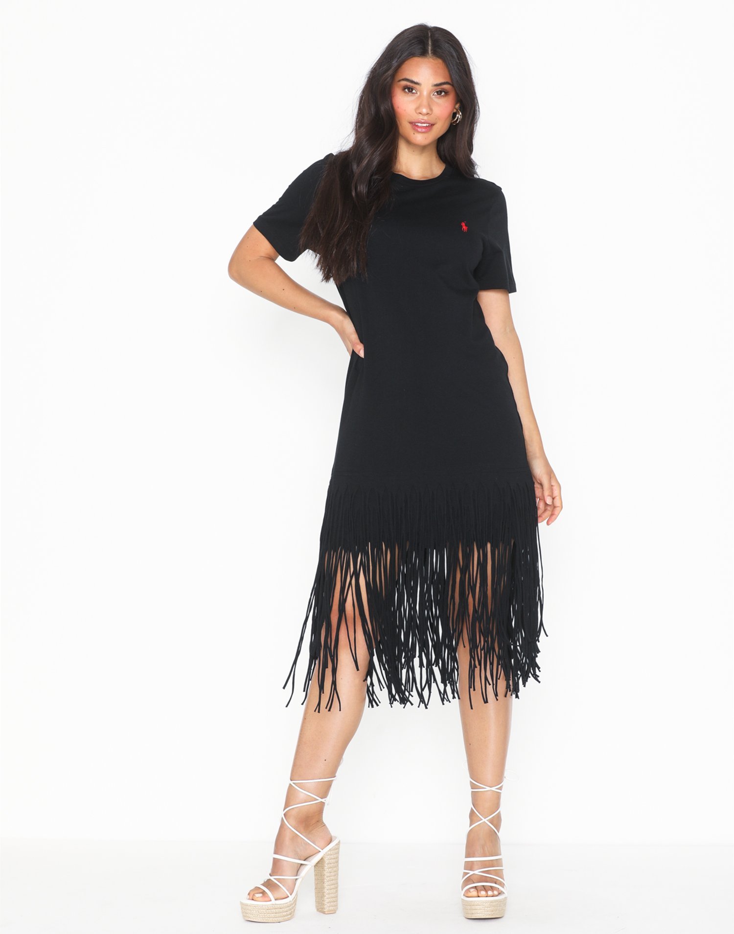 ralph lauren fringe dress