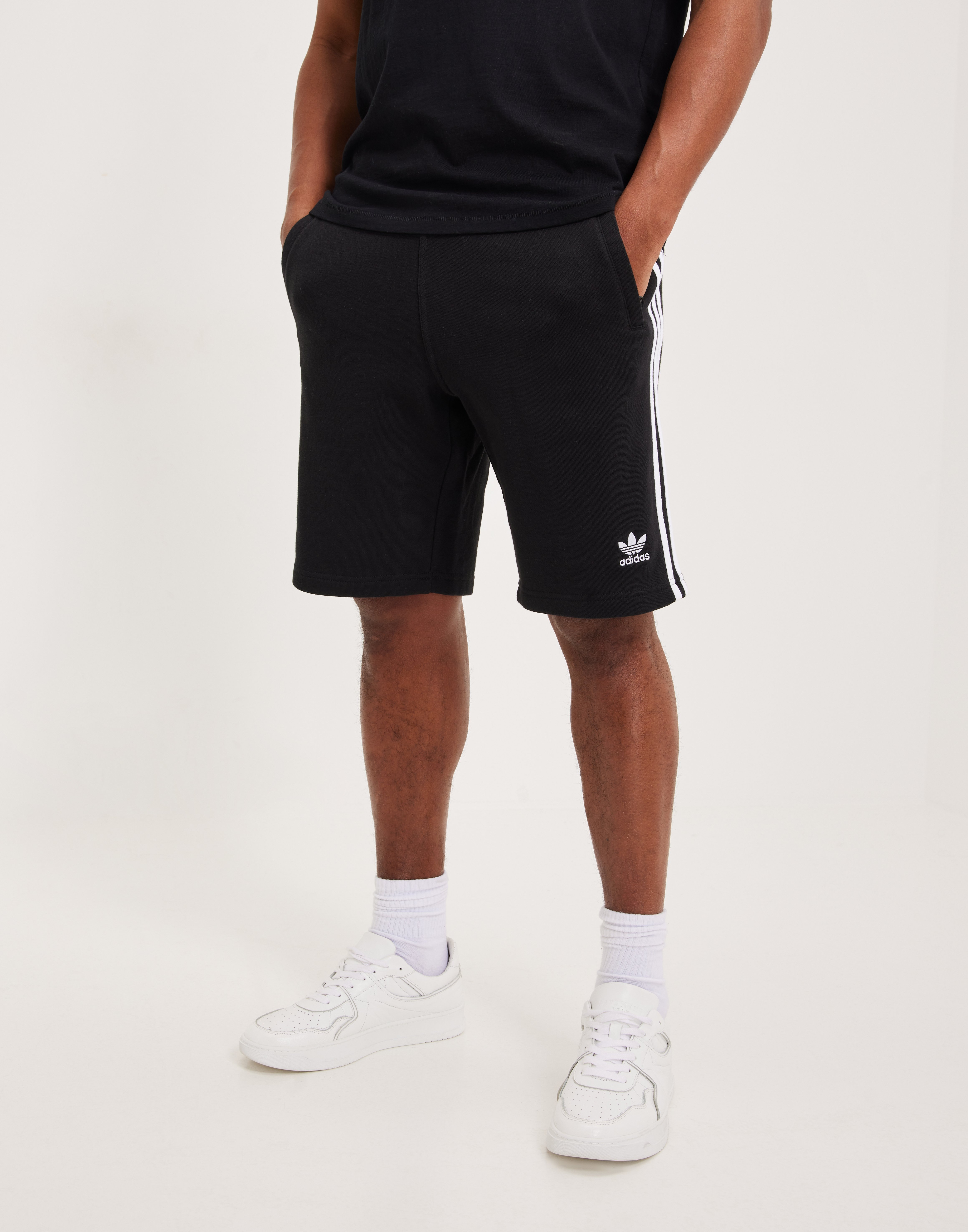 mens adidas three stripe shorts