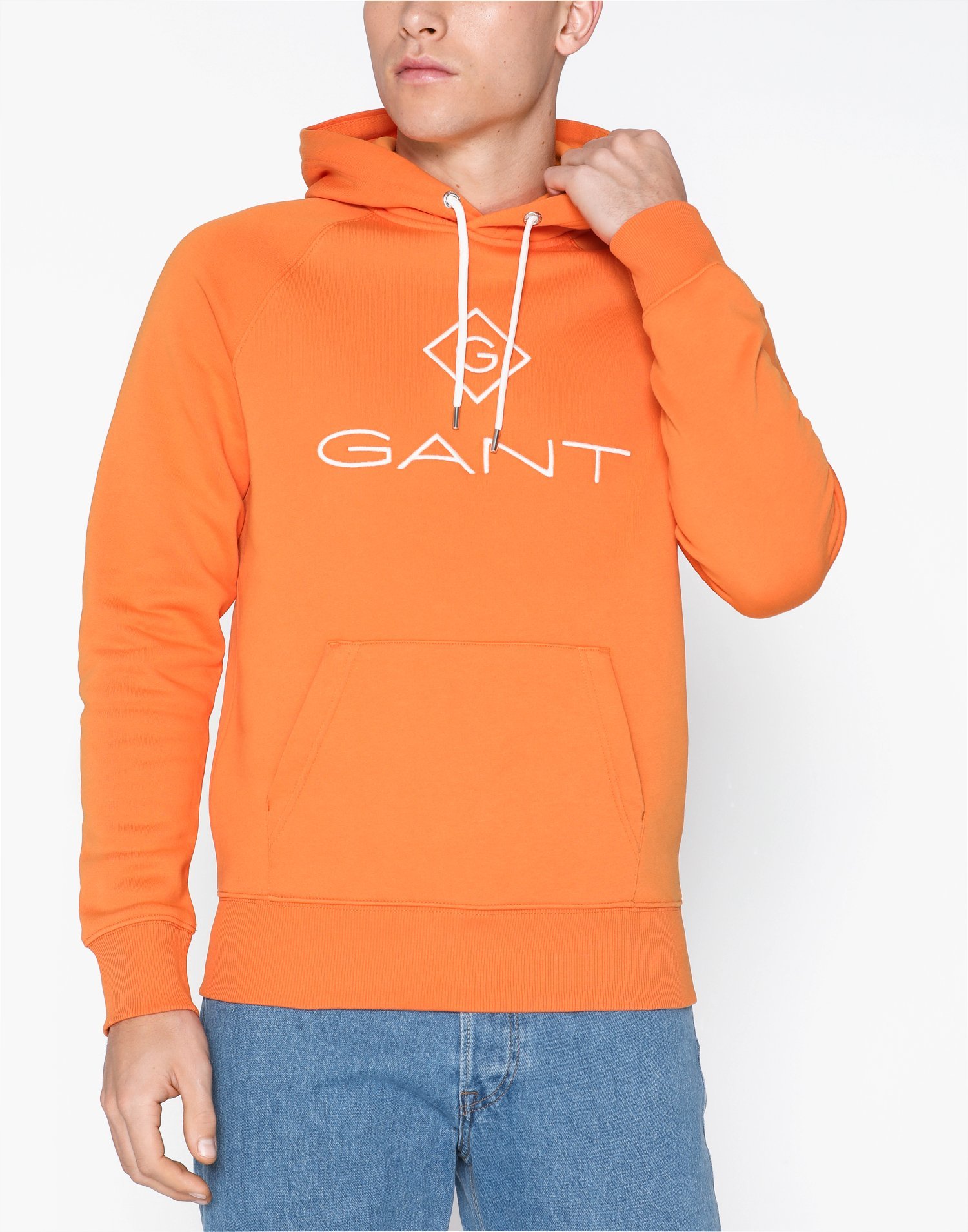 gant hoodie orange