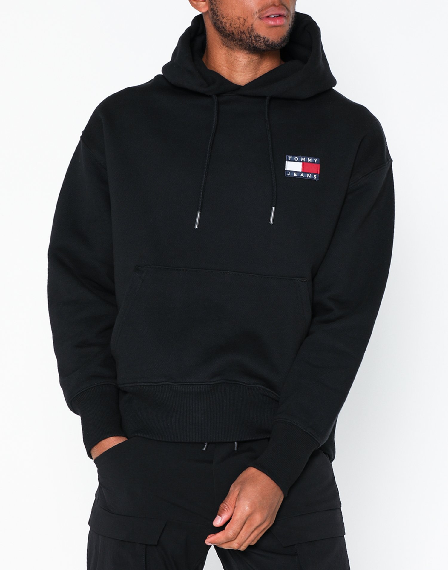 Shop Tommy Jeans TJM TOMMY BADGE HOODIE 