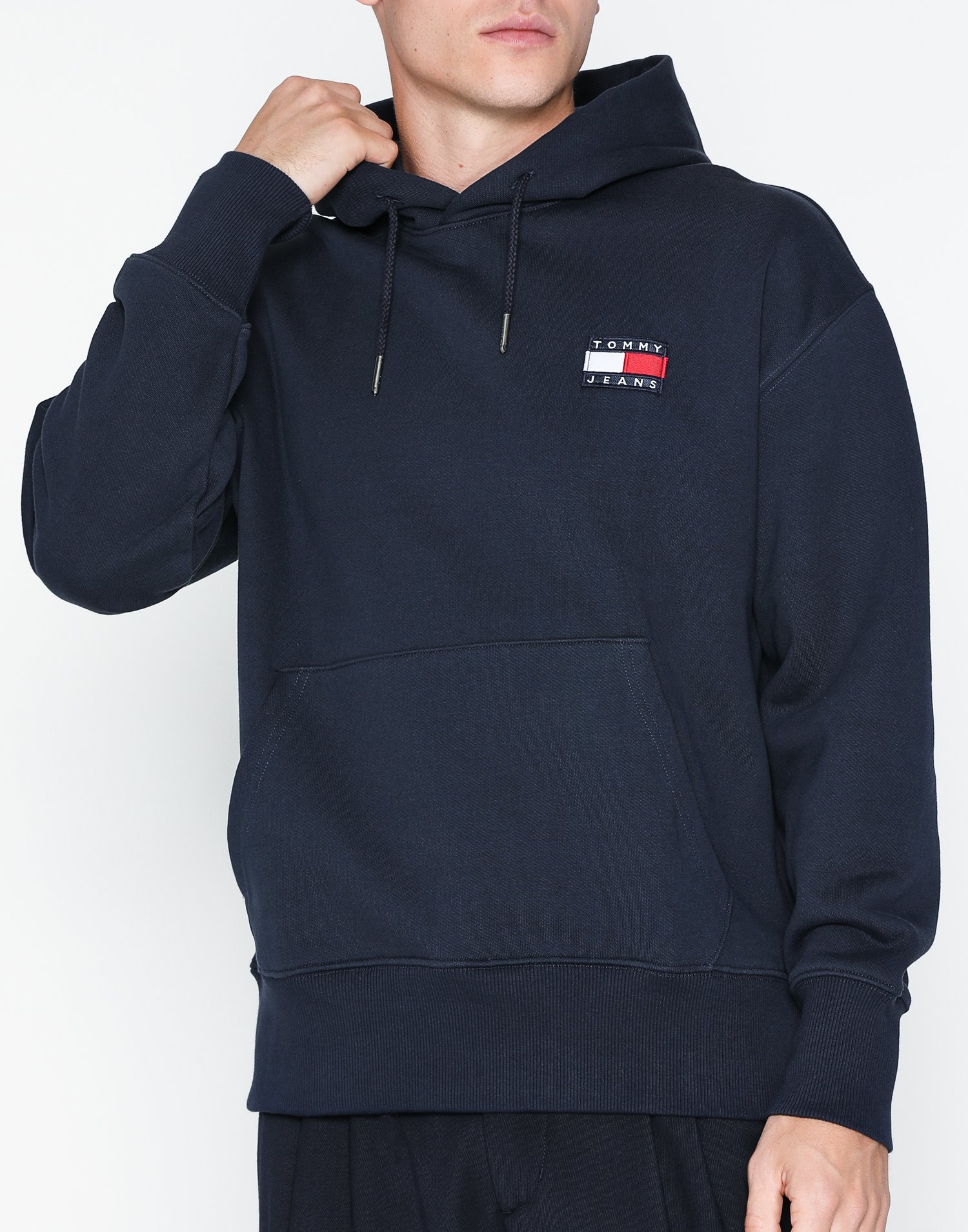 tommy badge hoodie