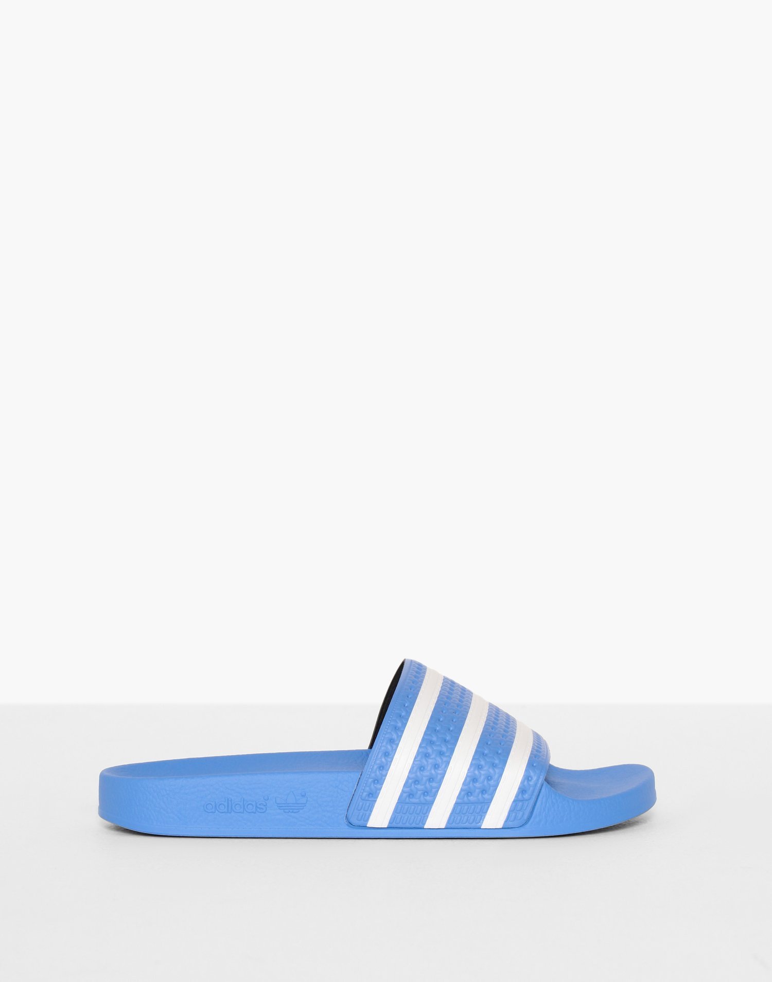 adilette blue white