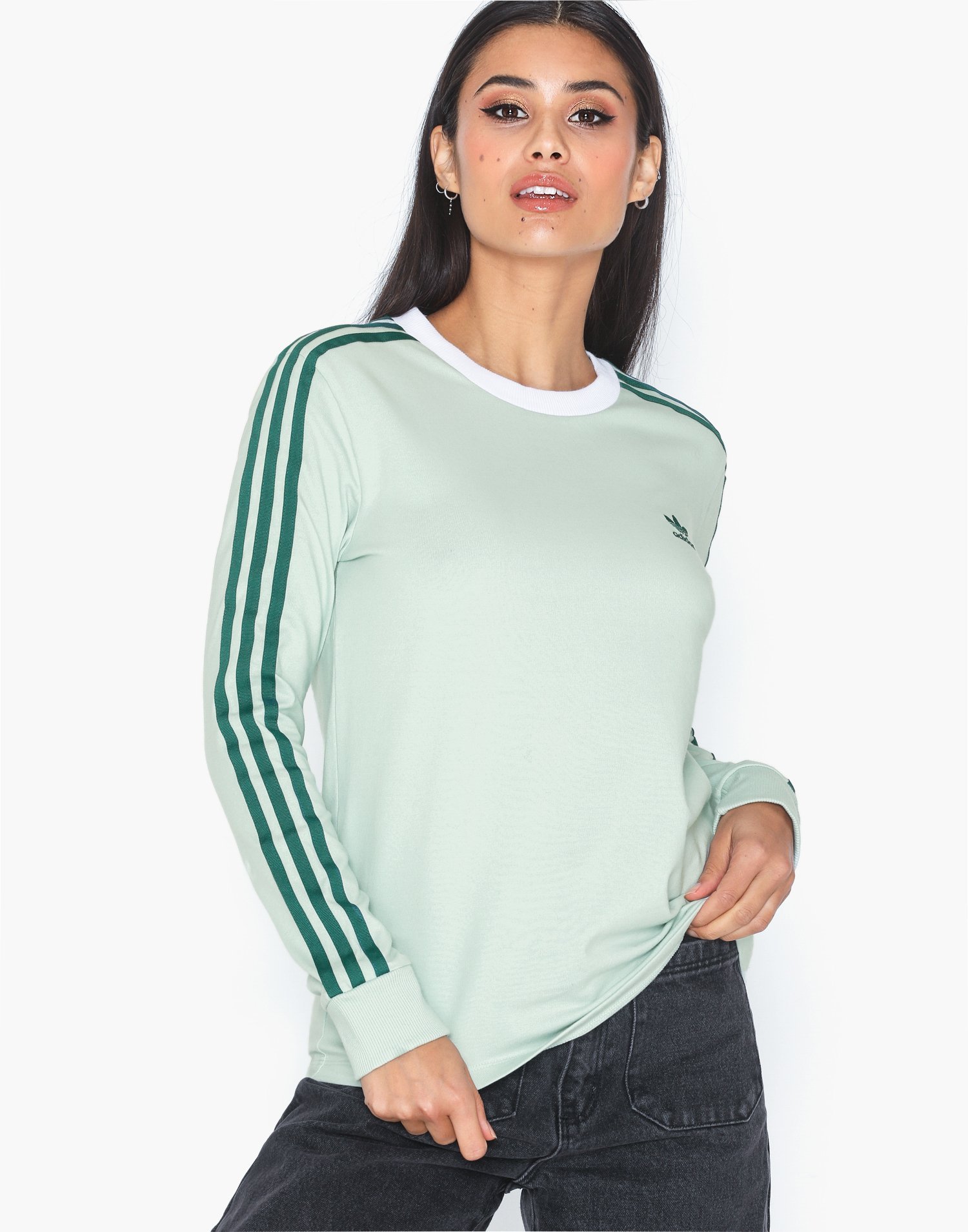 adidas 3 str ls tee