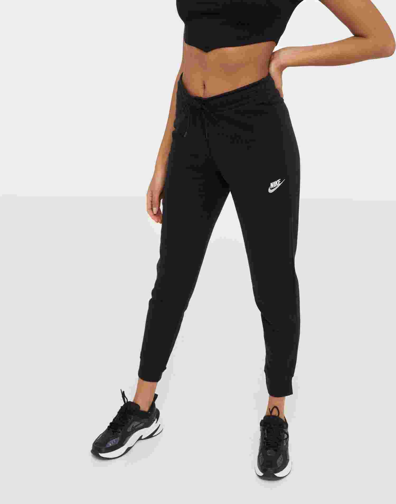 nike w nsw essntl pant reg flc black