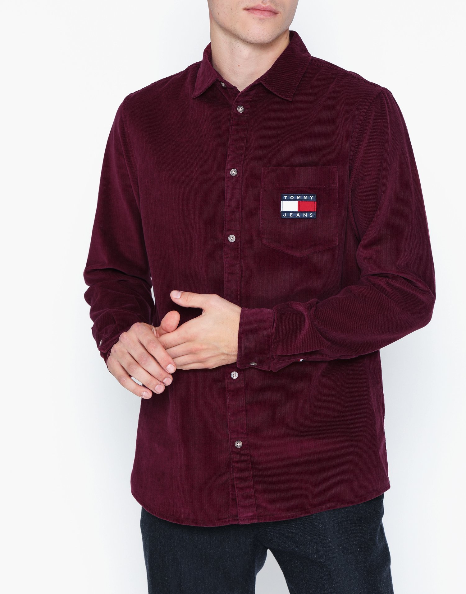 tommy jeans sweatshirt burgundy