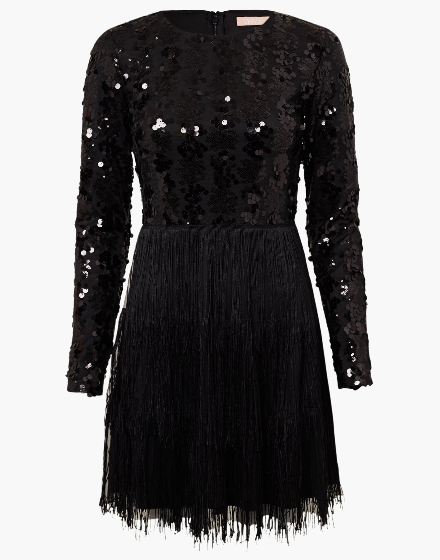 fringe bottom dress