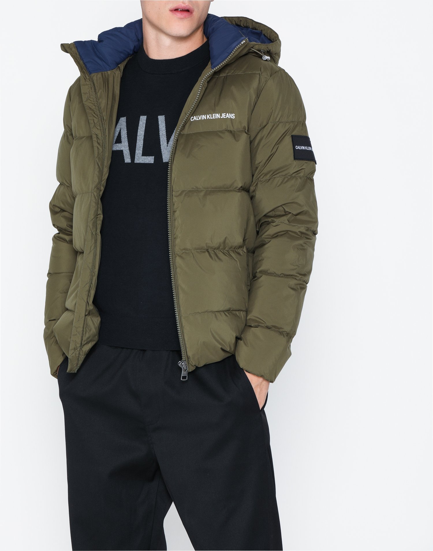 hooded down puffer