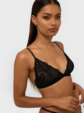 NLY Lingerie Mermaid Soft Bra Bandeau & Soft-Bra Svart