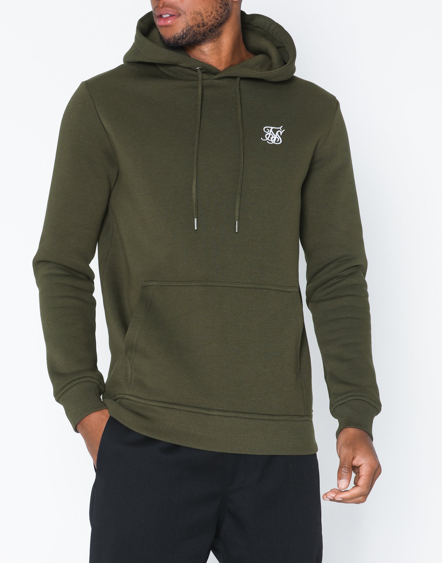 siksilk muscle fit overhead hoodie