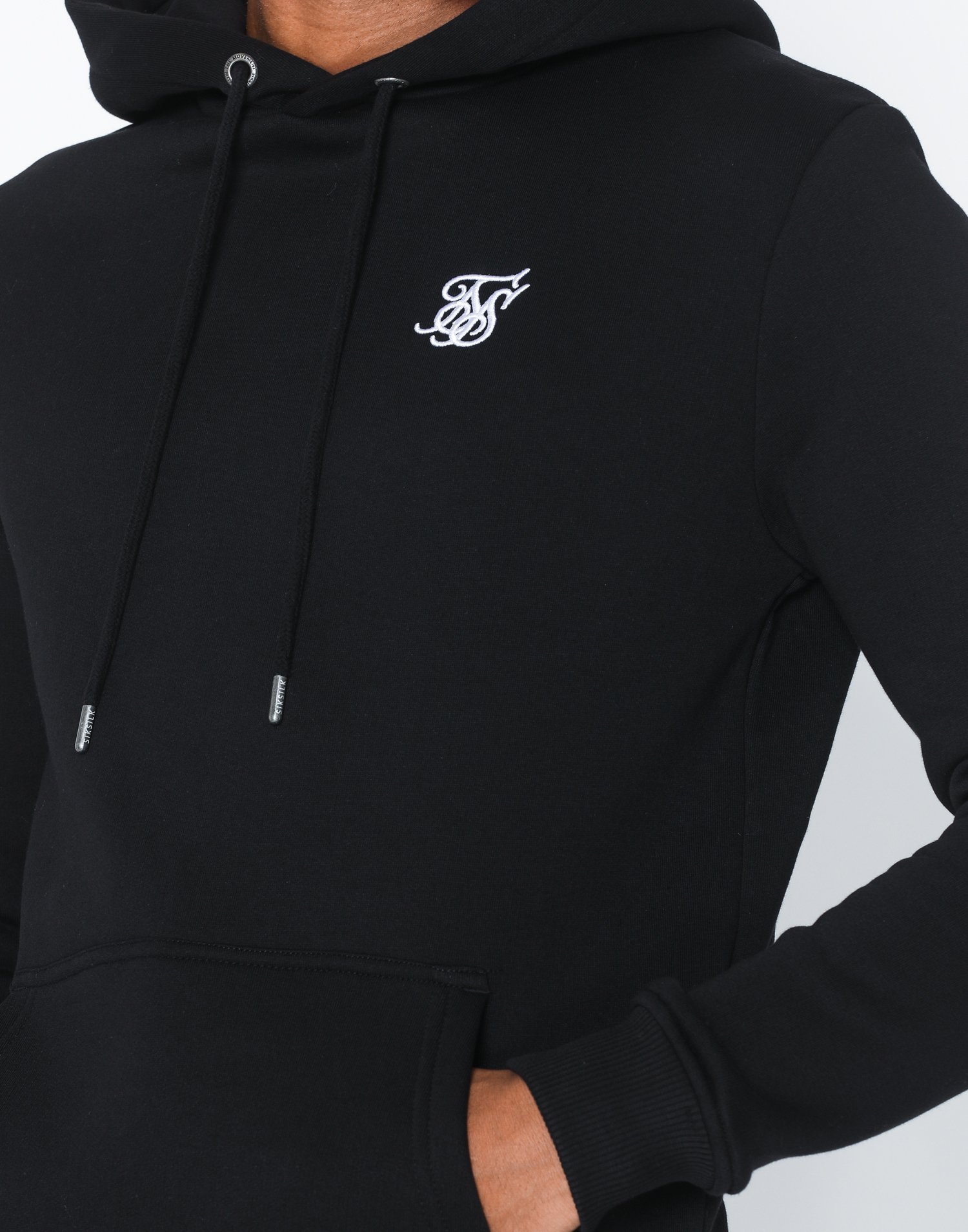 siksilk muscle fit overhead hoodie