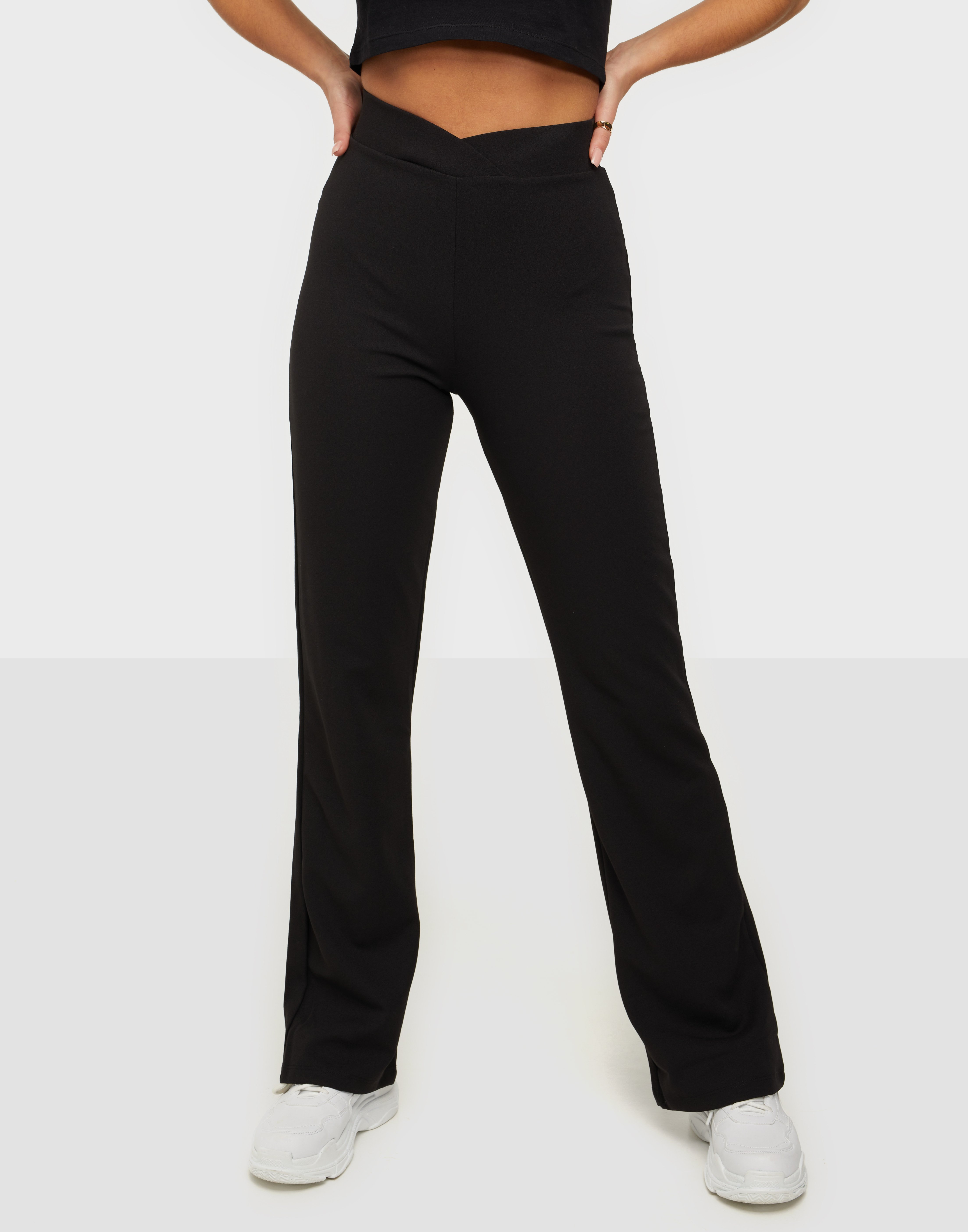 wrap waist pants