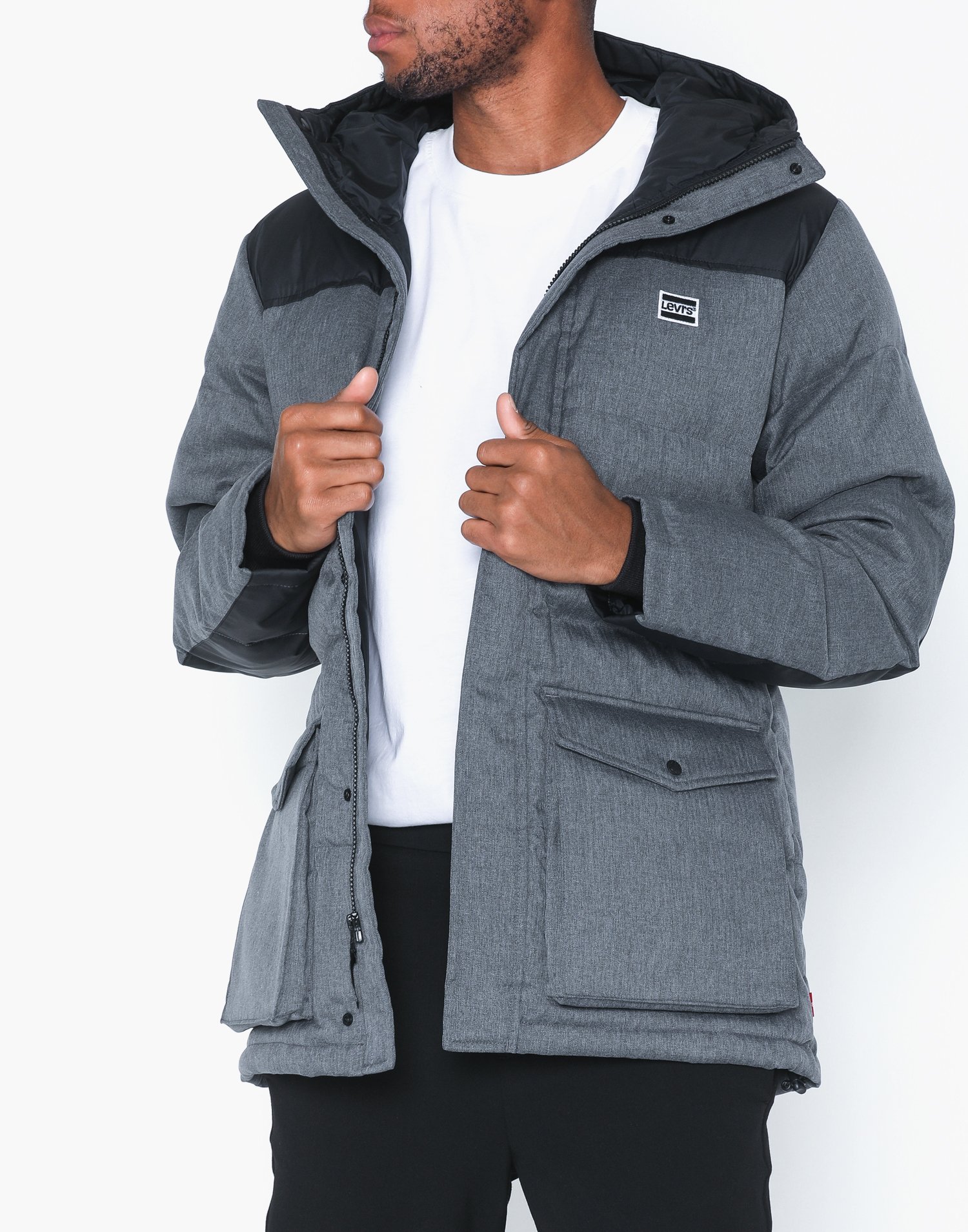 down puffer parka coat levis