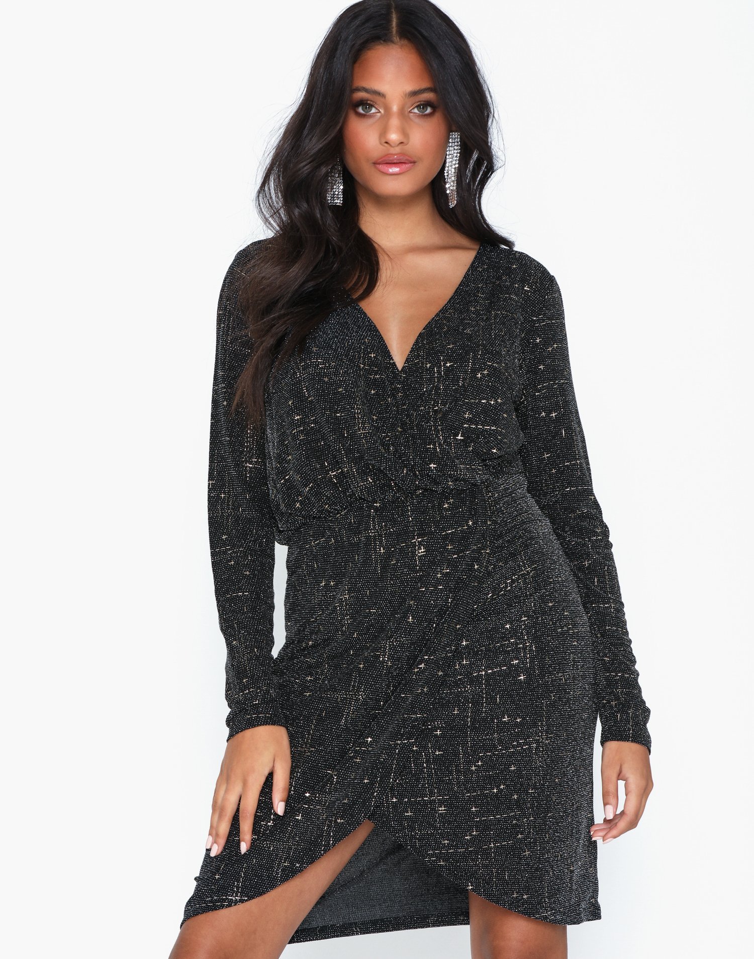 fake wrap dress
