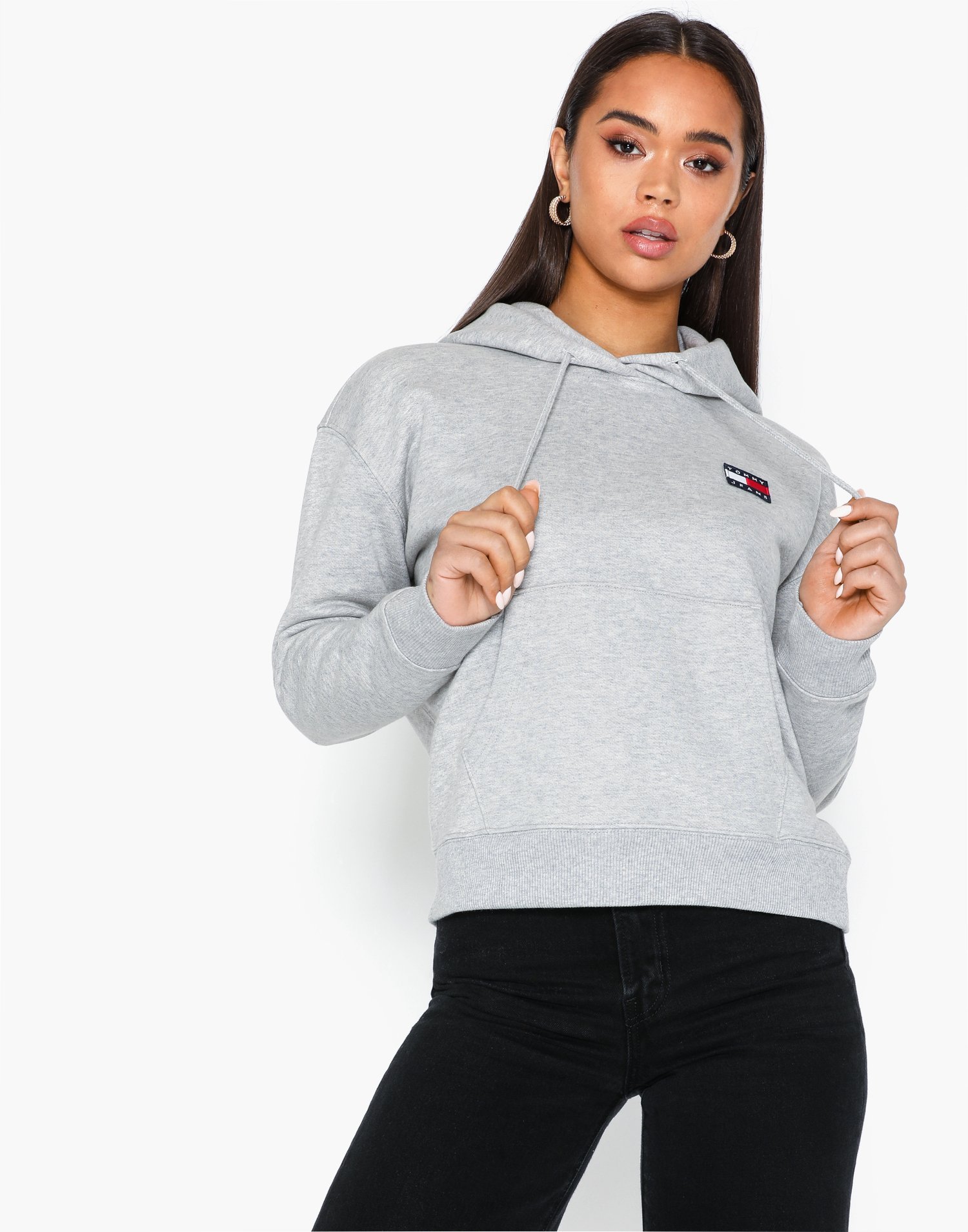 tommy badge hoodie