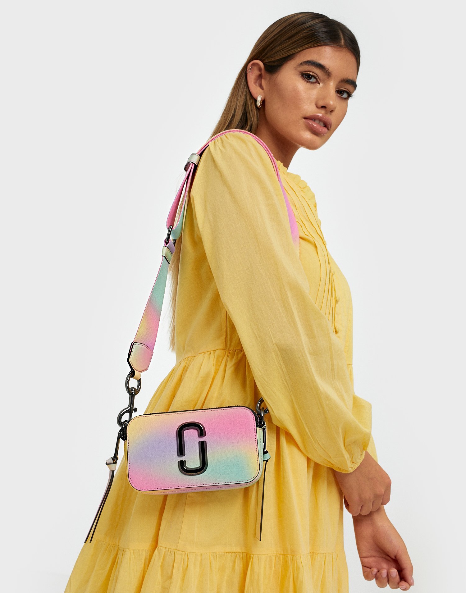 The Marc Jacobs Snapshot Airbrushed Axelremsväskor