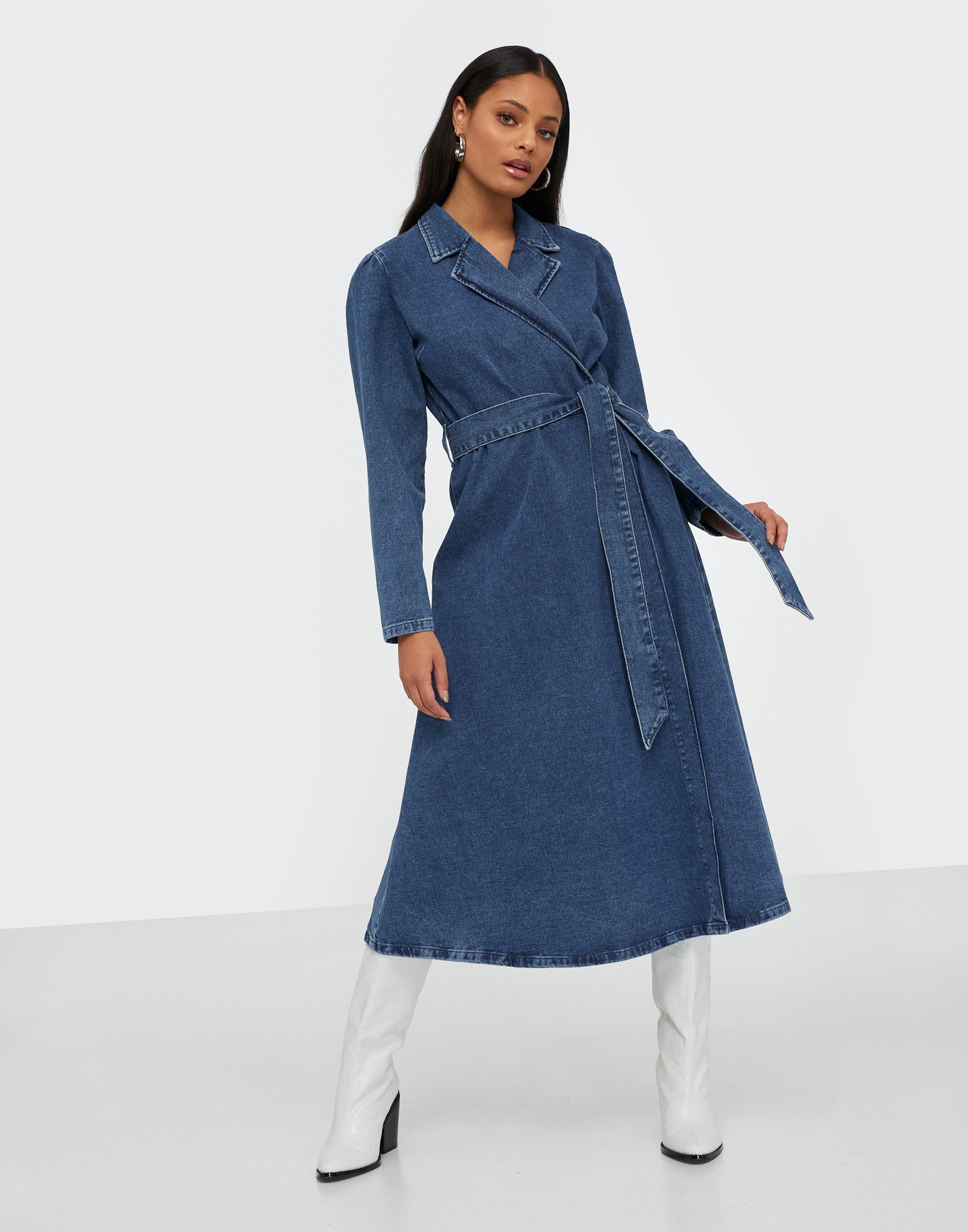 selected femme denim dress