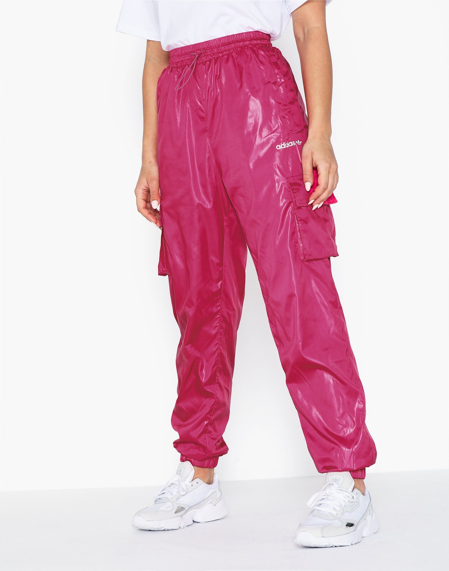 shiny cargo pants