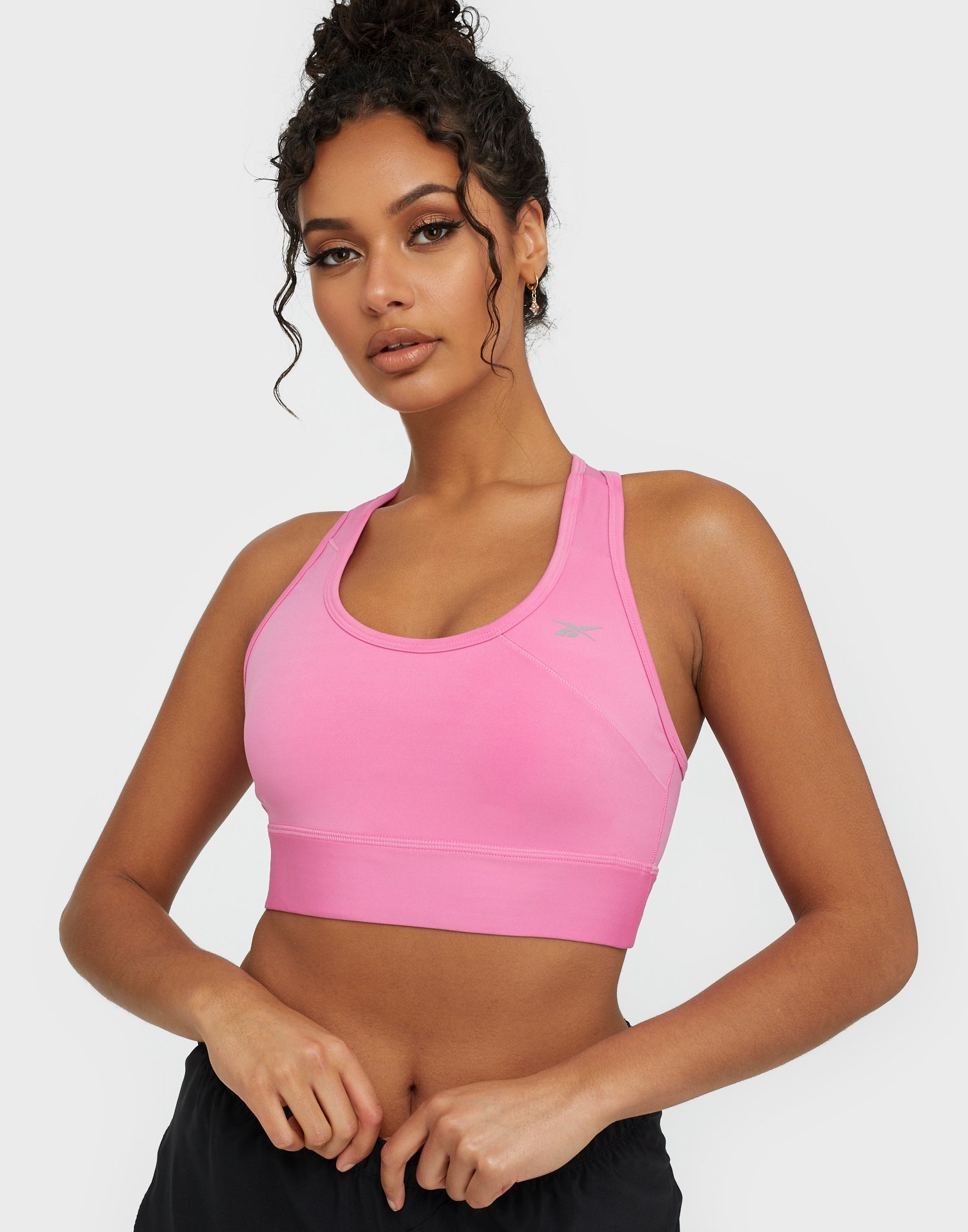 reebok medium support sports bra