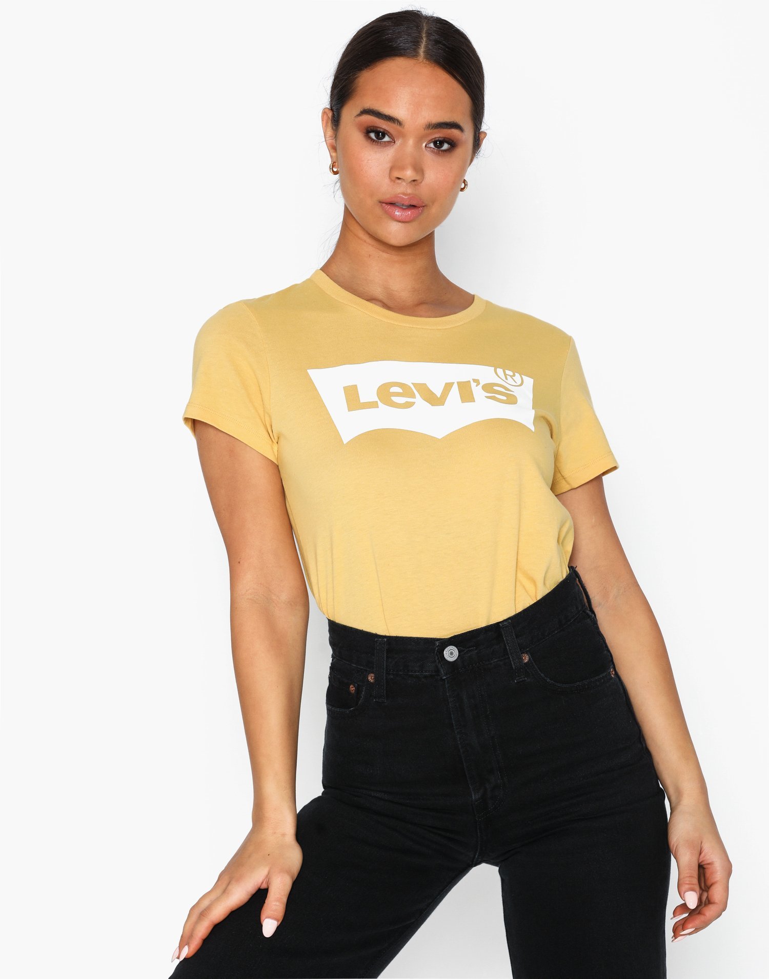 levis yellow t shirt women's