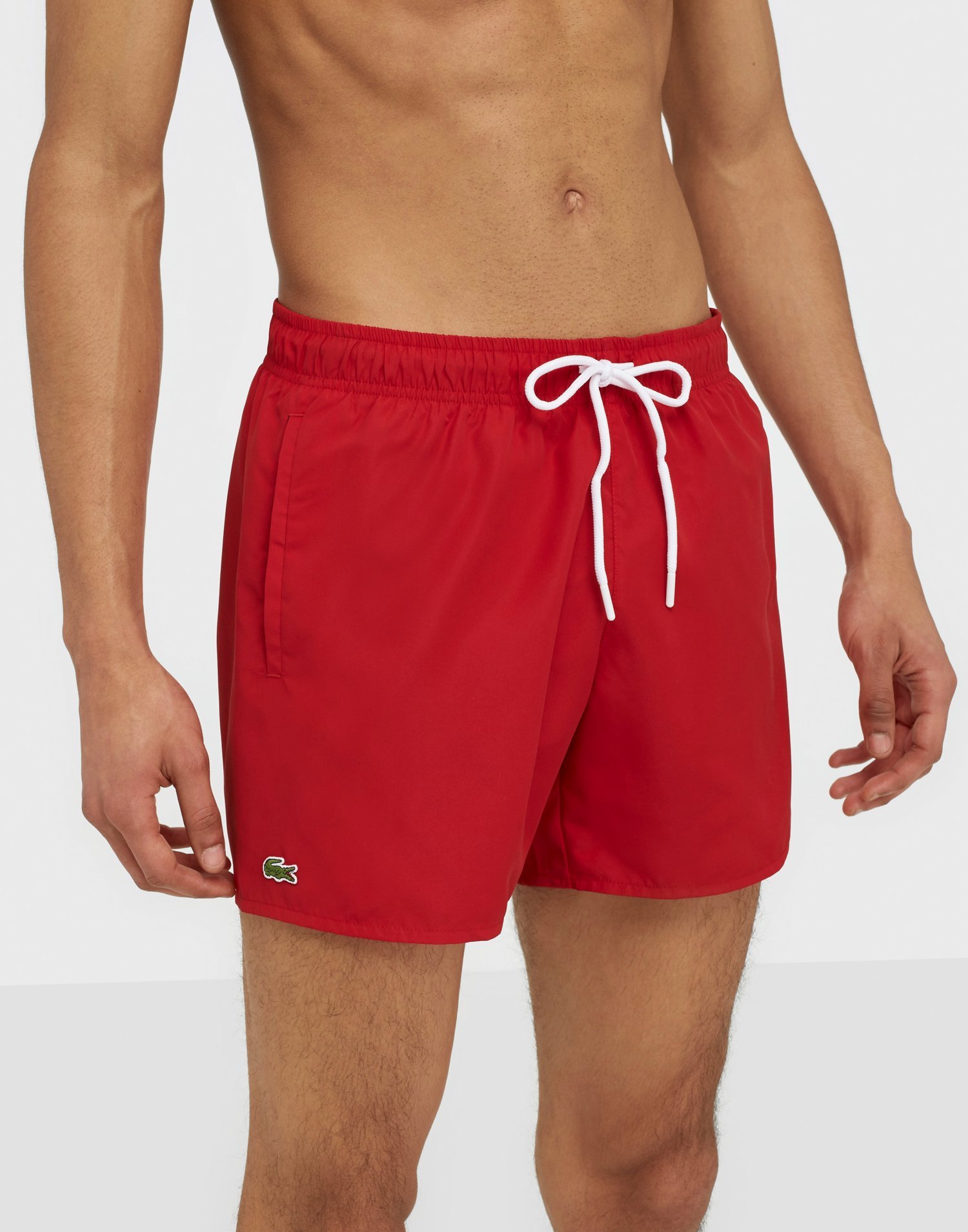 maillot de bain lacoste rouge