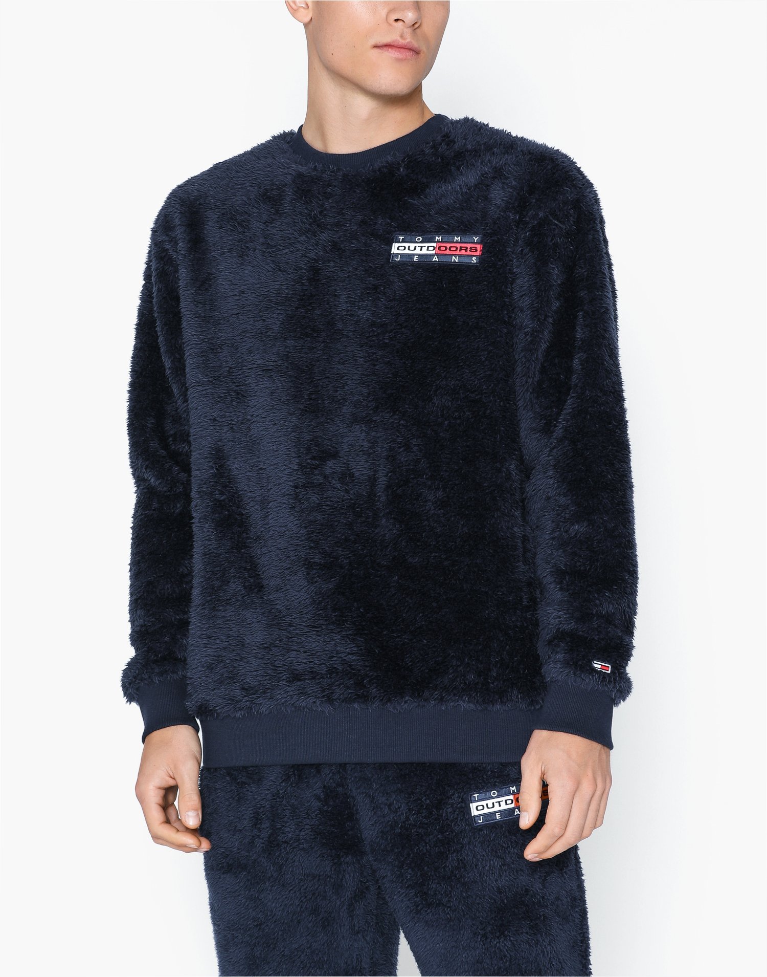 tommy jeans fleece sweatshirt