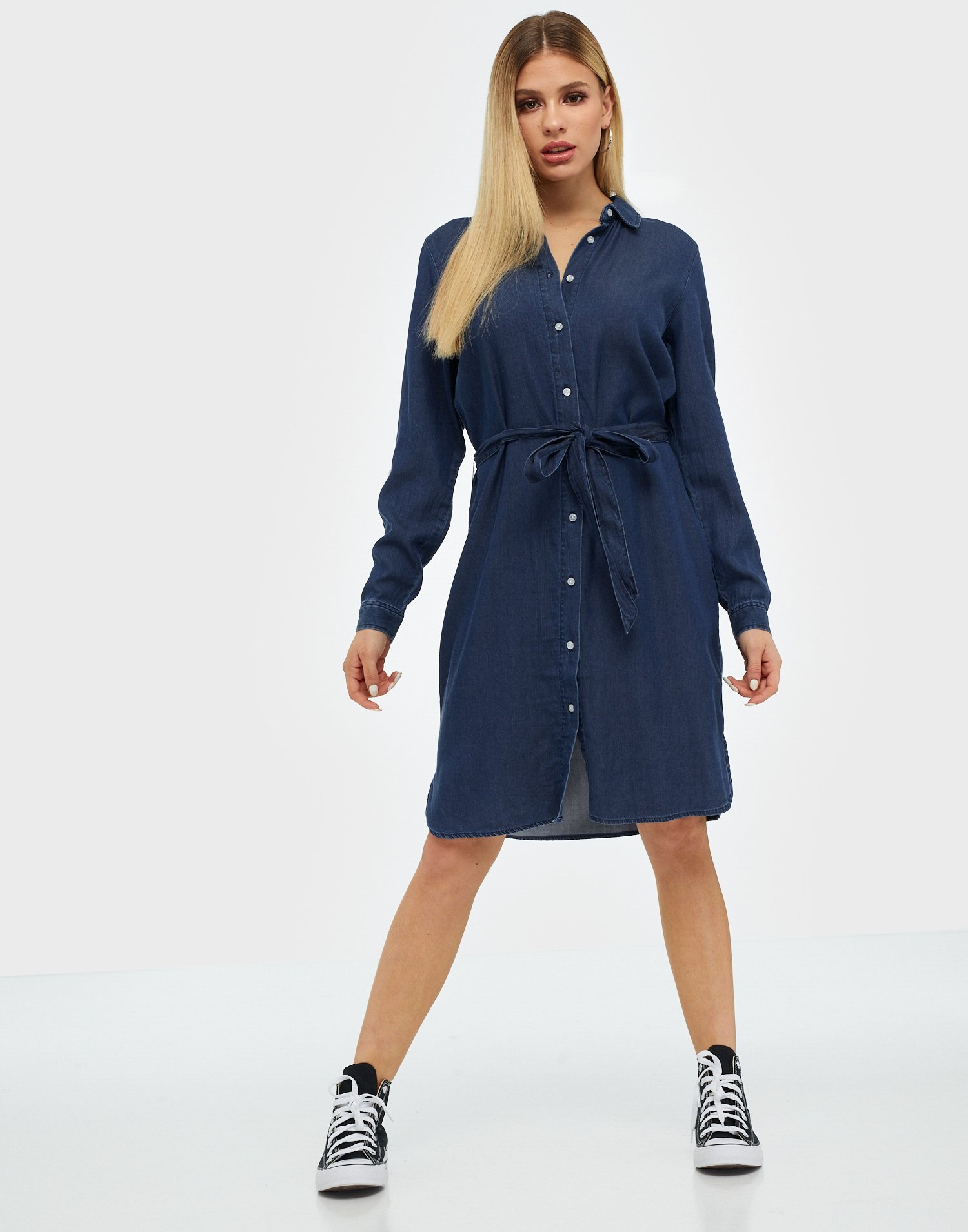 vila vibista denim dress