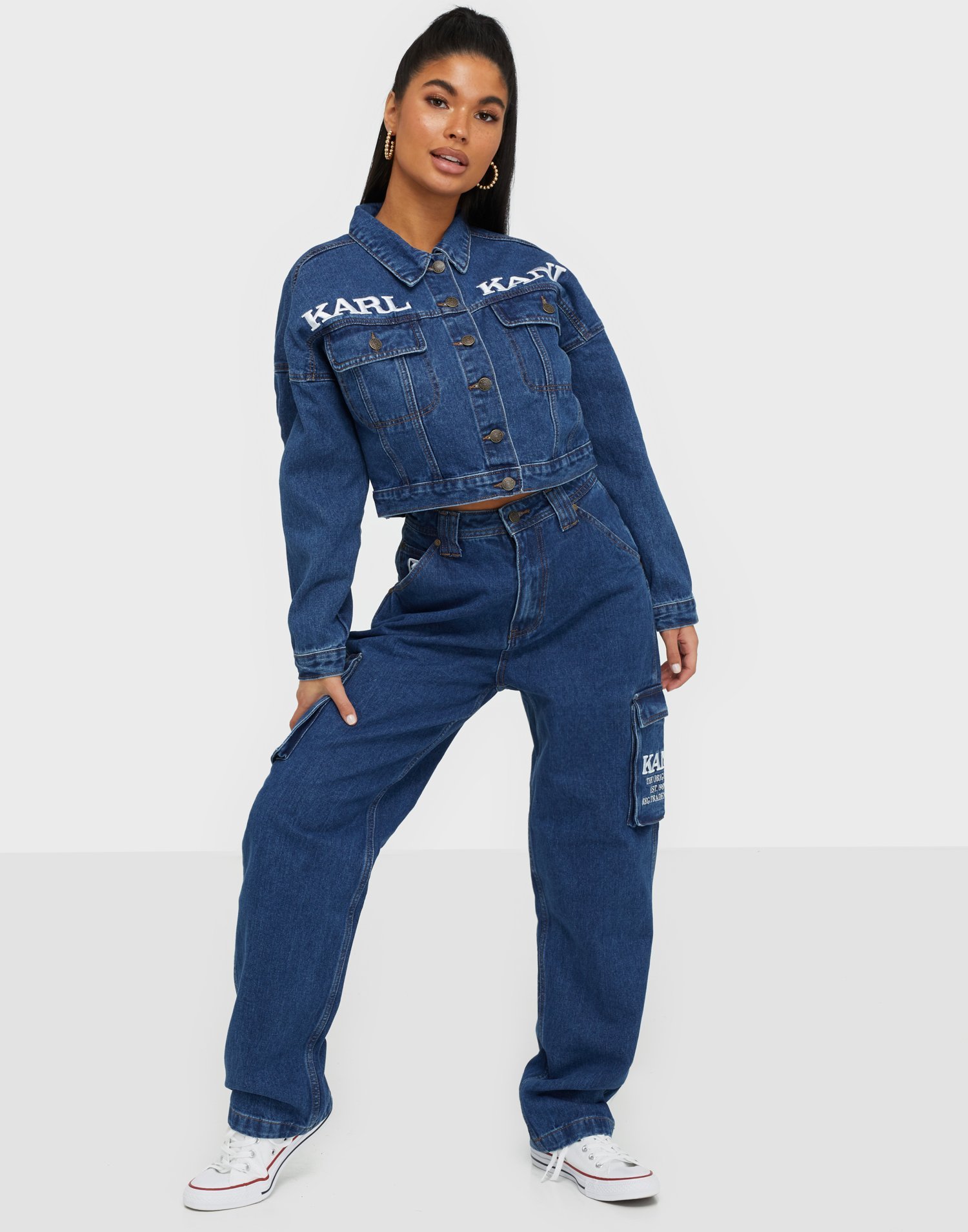 karl kani jeans jacket