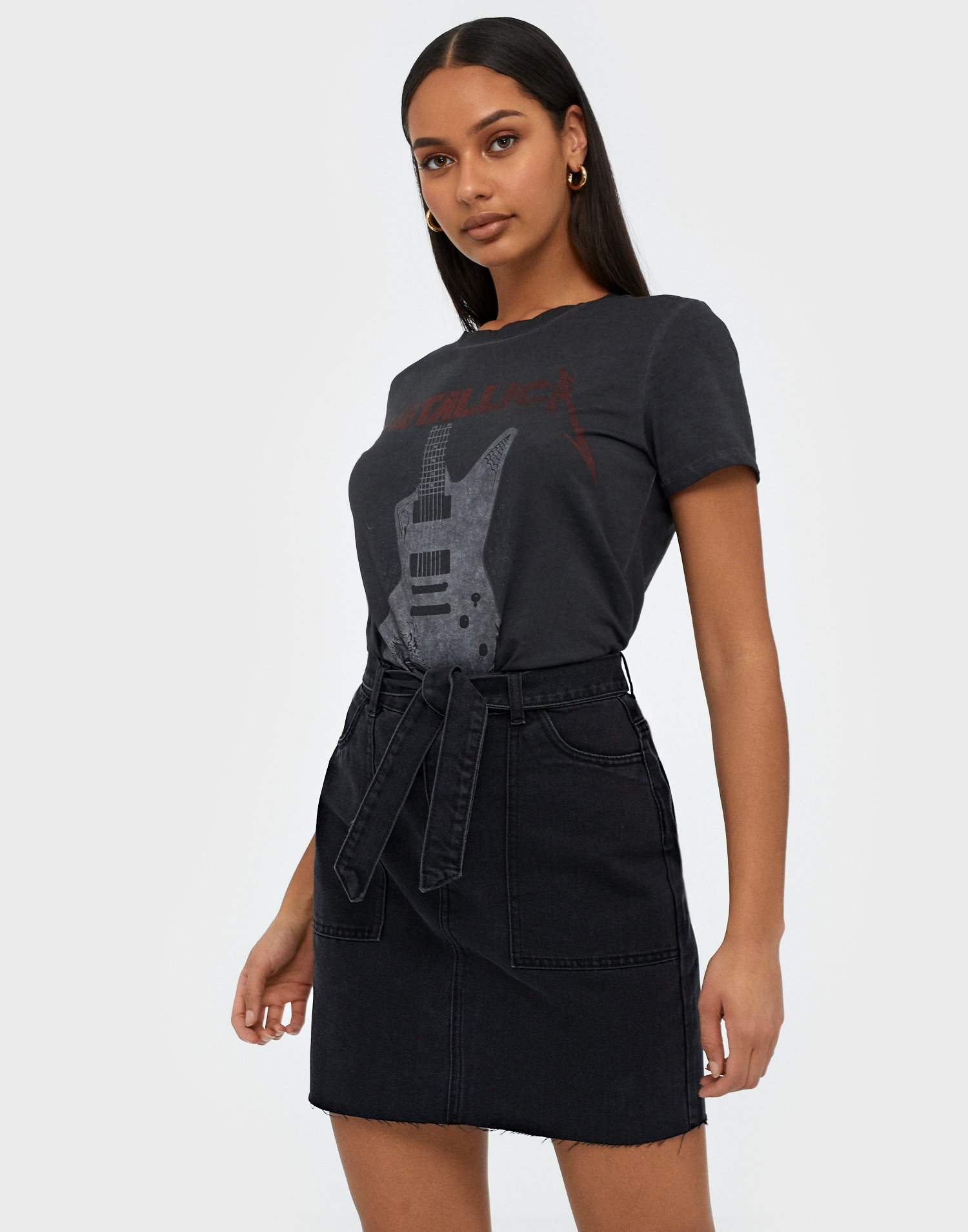 noisy may denim skirt