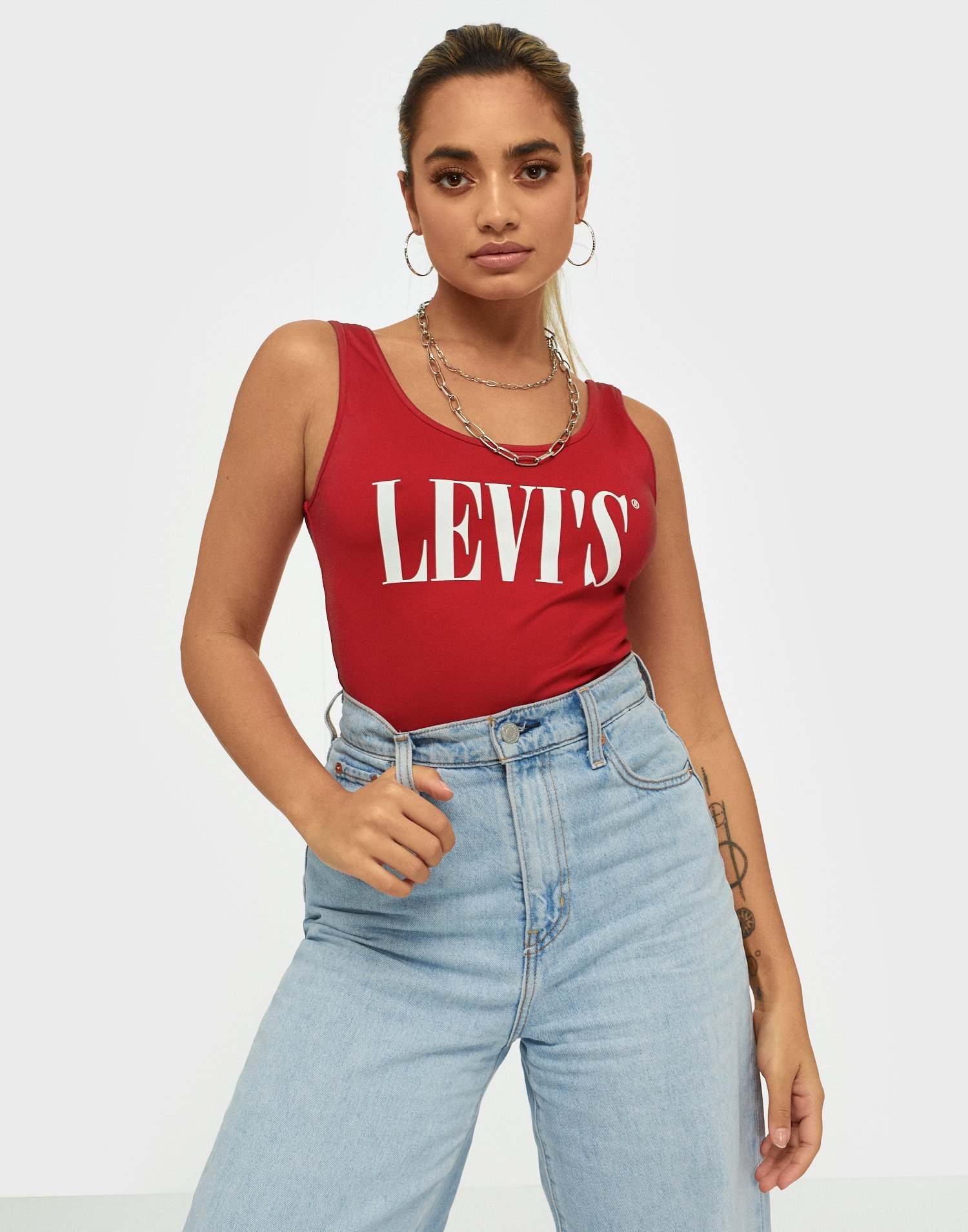 levi's red bodysuit