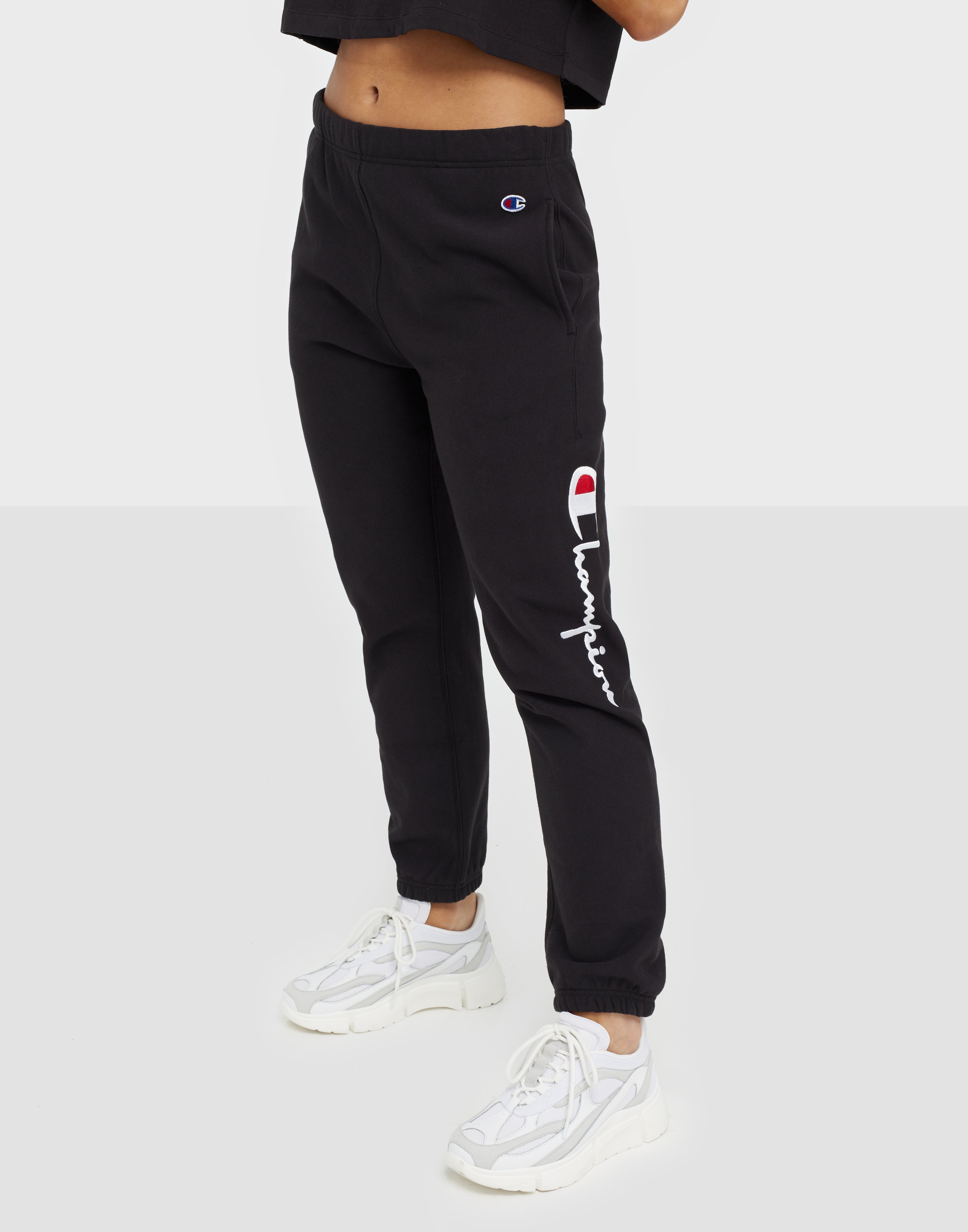 champion reverse weave elastic cuff pants