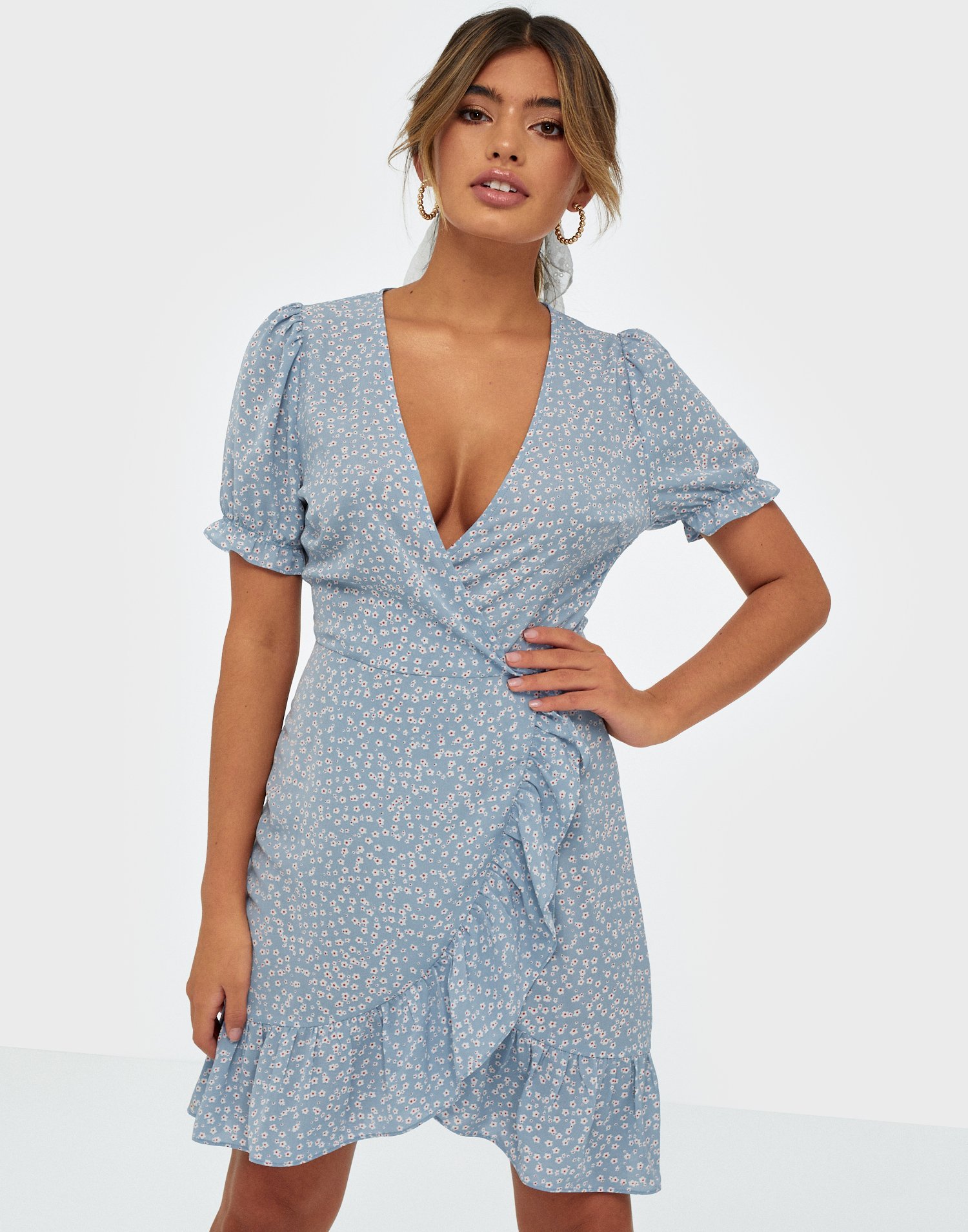 Nelly Wrap Dress Hot Sale 56 OFF 