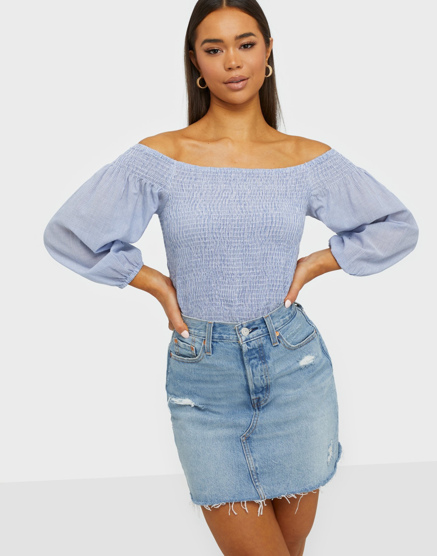 Shop Levis HR DECON ICONIC BF SKIRT 